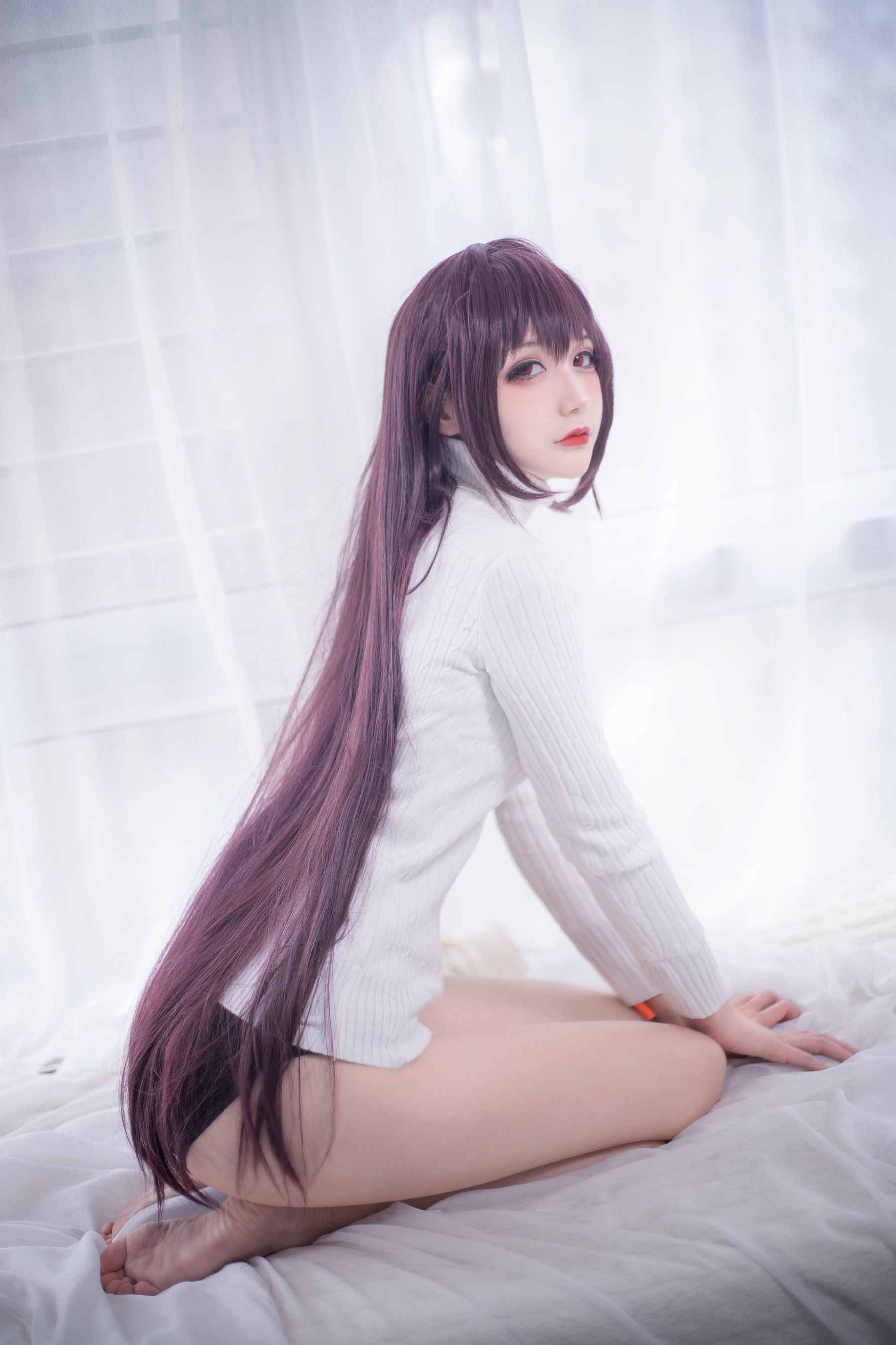 图片[3]-[COS福利] COS妹子仙九Airi – 斯卡哈毛衣-蕾丝百合网-美图分享,Cosplay美图,私房写真,套图下载