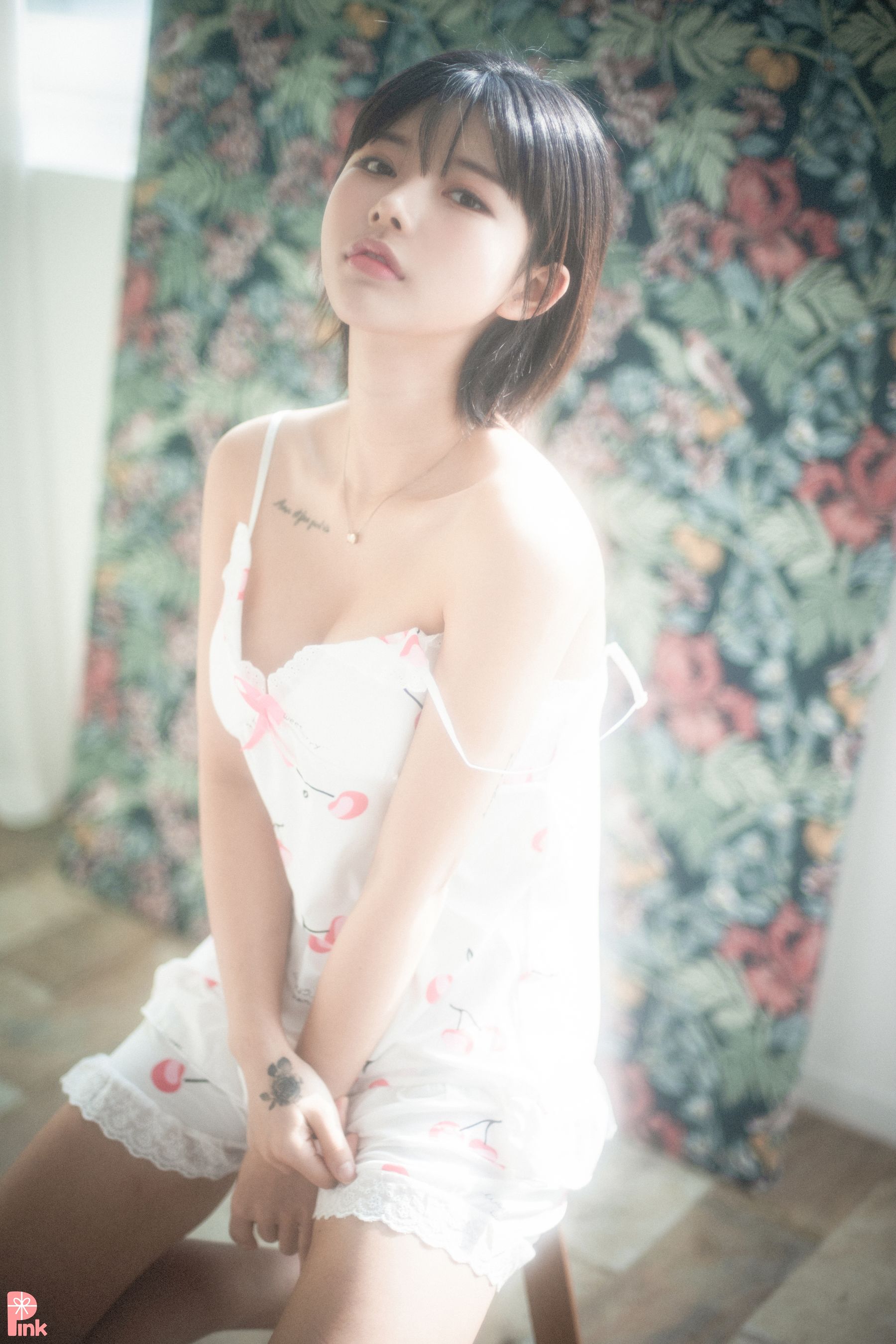 图片[2]-[PINK RIBBON] Uuuha – Floral – 1-蕾丝百合网-美图分享,Cosplay美图,私房写真,套图下载
