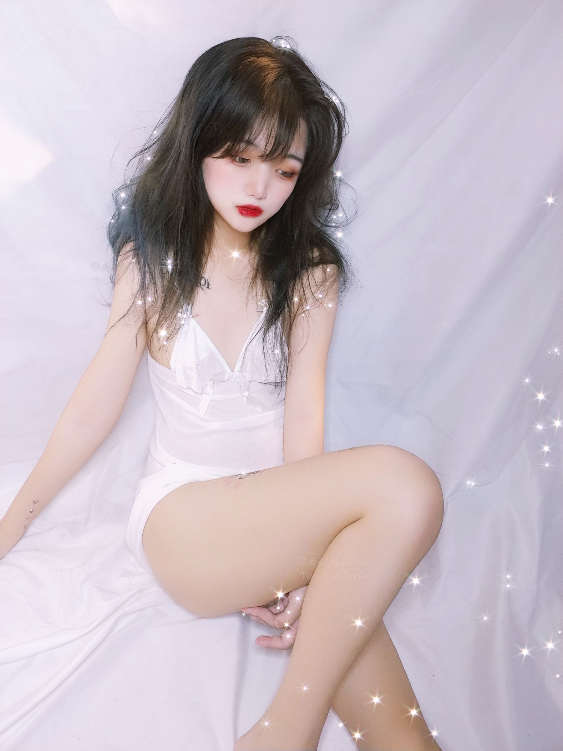 图片[9]-[福利COS] 安妮 – 白色睡衣-秀臀网-高品质图集网