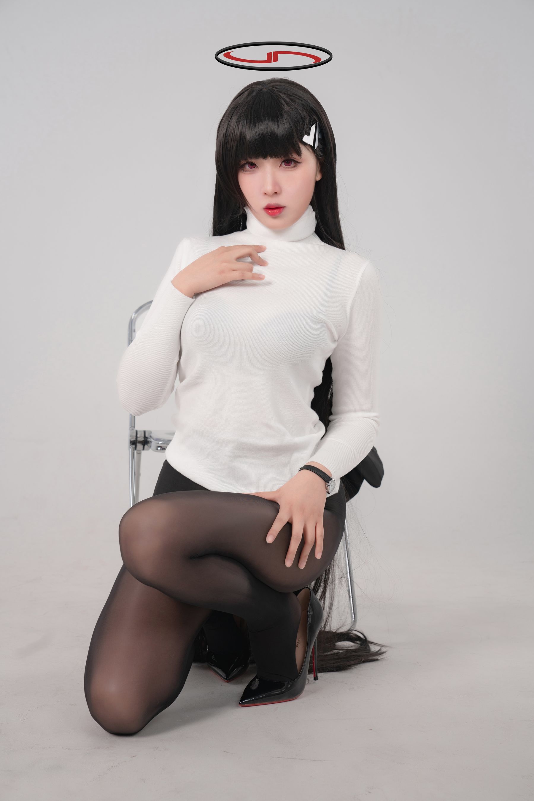 图片[5]-轩萧学姐 – 碧蓝档案 莉音 白毛衣-蕾丝百合网-美图分享,Cosplay美图,私房写真,套图下载