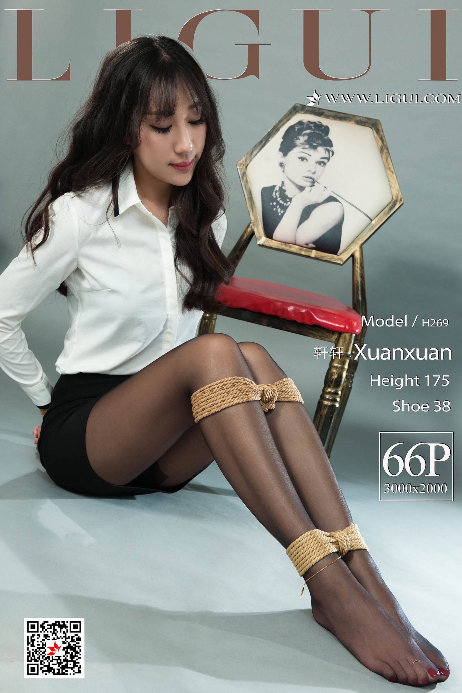 图片[1]-[丽柜Ligui] 网络丽人 Model 轩轩-秀臀网-高品质图集网