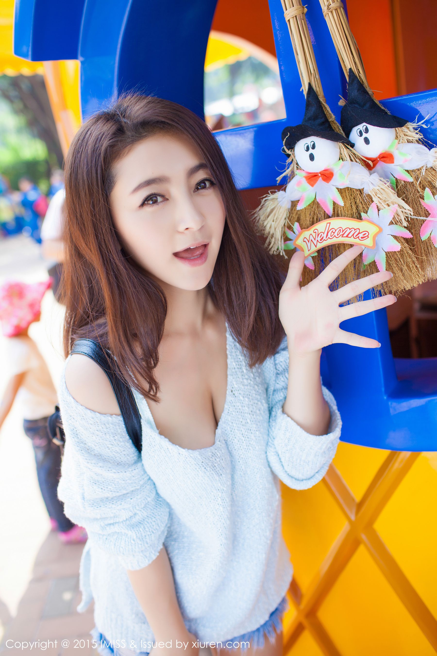 图片[8]-夏茉GIGI《牛仔热裤街拍》 [爱蜜社IMiss] Vol.049-ACG-二次元游戏动漫视频分享平台