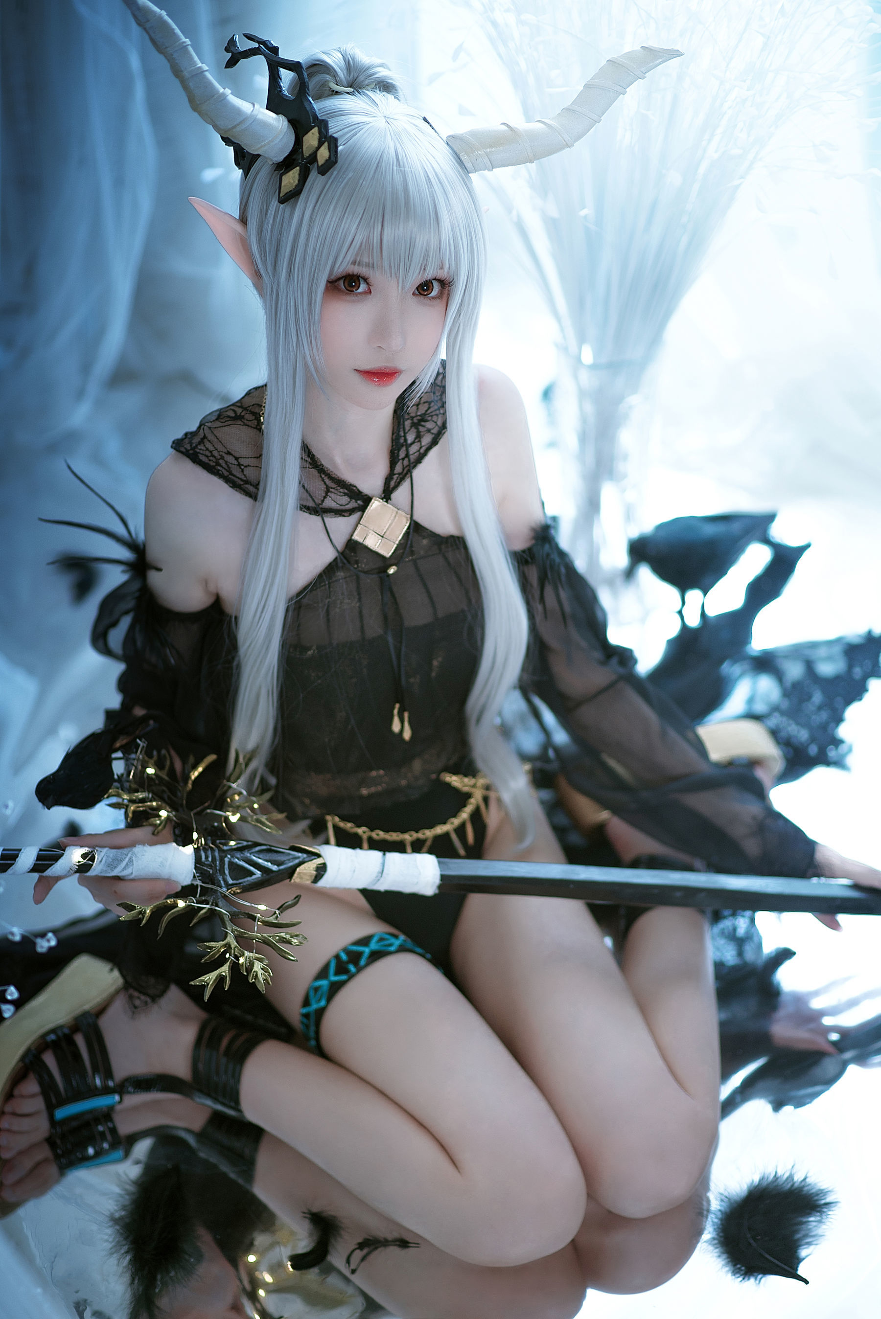 [COS福利] Coser小姐姐南宫 – 闪灵泳装-蕾丝百合网-美图分享,Cosplay美图,私房写真,套图下载