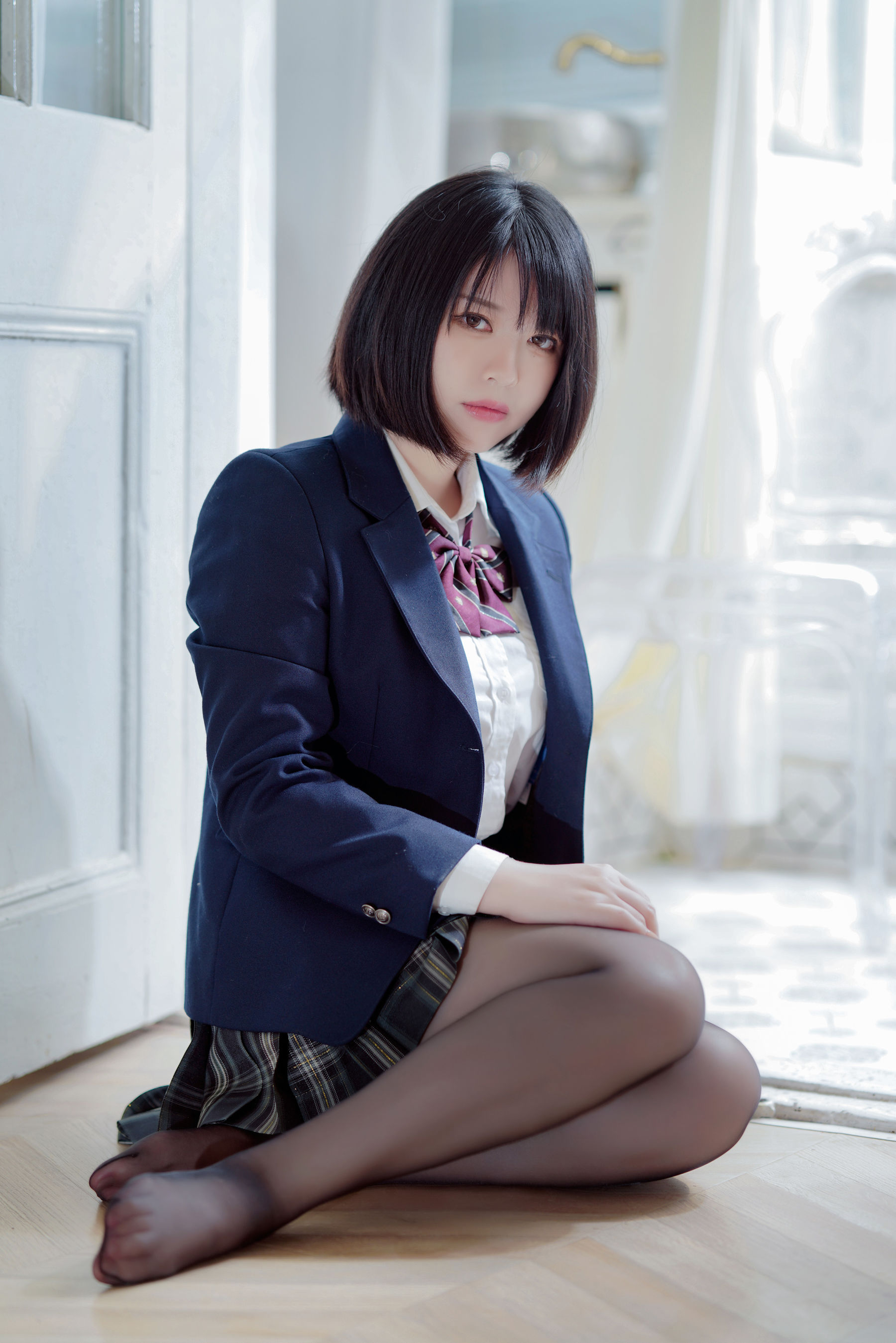 图片[9]-[网红COSER写真] 半半子 – 彼女の制服姿が好き-秀臀网-高品质图集网