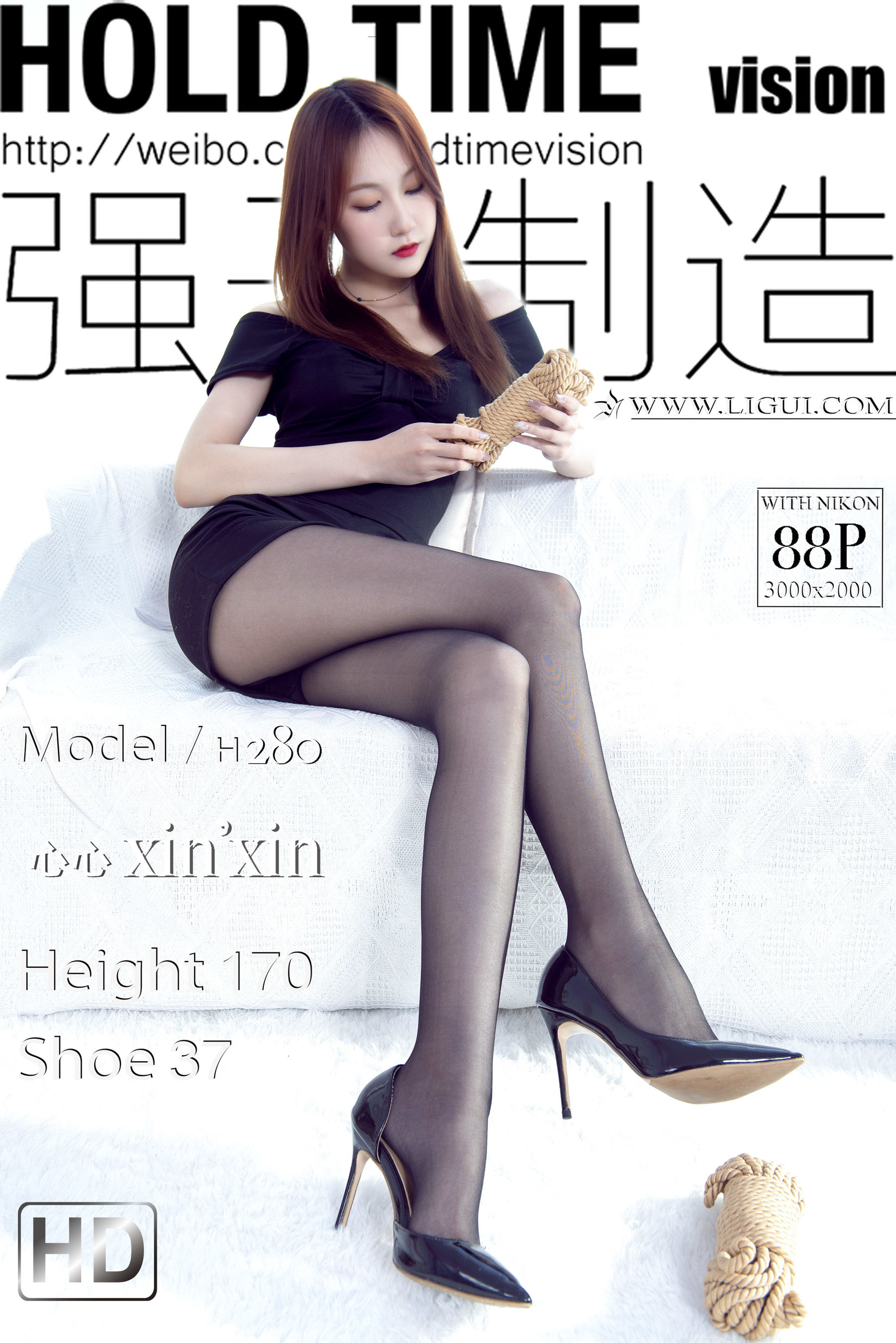 图片[1]-[丽柜Ligui] 心心 紧缚-无助的心心-秀臀网-高品质图集网