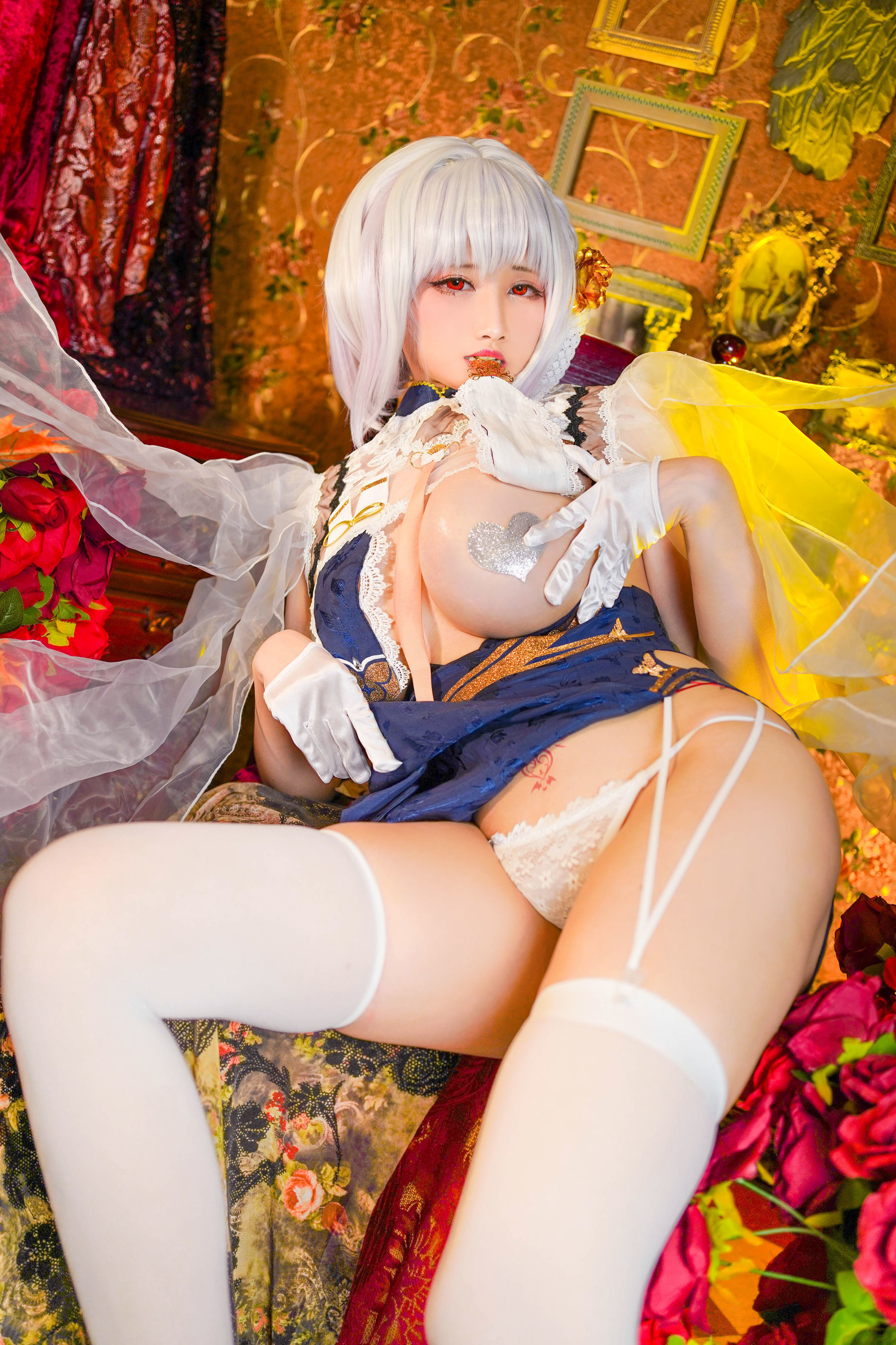图片[3]-[网红COSER写真] Coser萱-KaYa – 天狼星旗袍-蕾丝百合网-美图分享,Cosplay美图,私房写真,套图下载