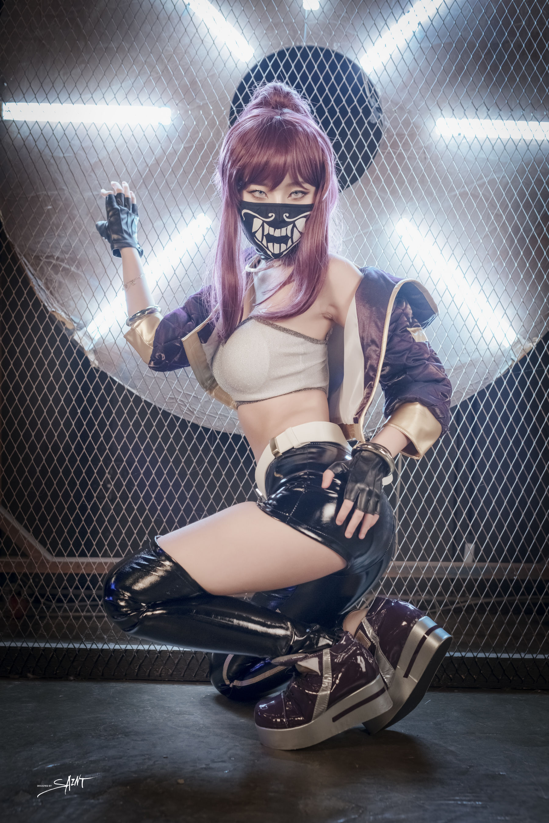 图片[3]-[saintphotolife] Yuna – Yuna’s Cos Vol.04 KDA Akali-蕾丝百合网-美图分享,Cosplay美图,私房写真,套图下载