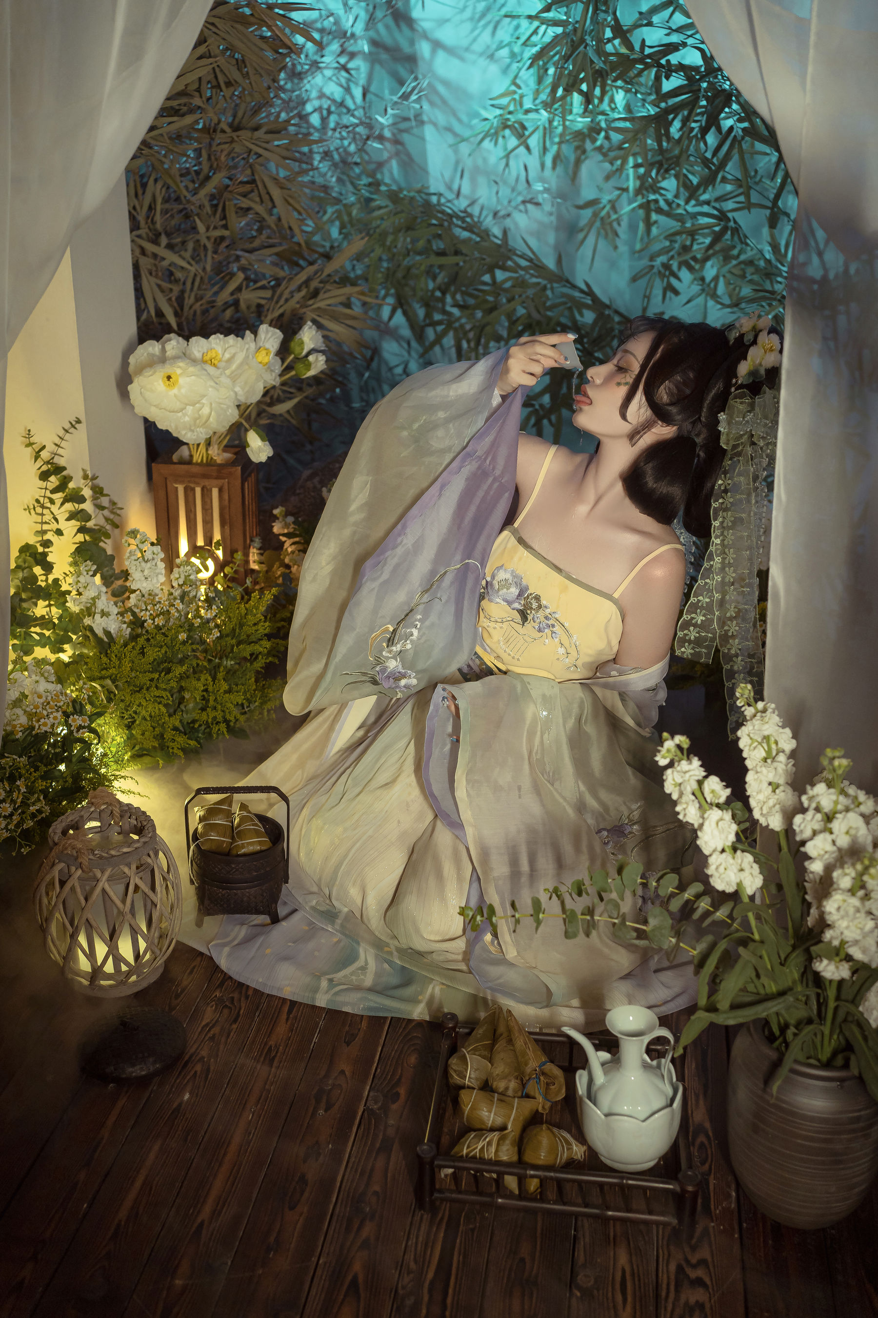 图片[9]-[福利COS] 爆机少女喵小吉 – 浣溪沙.端午-秀臀网-高品质图集网