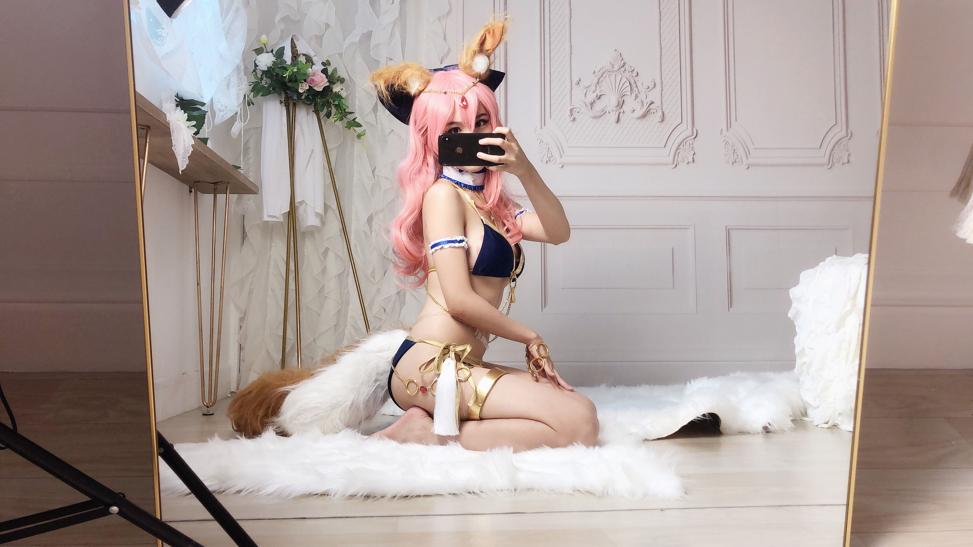 图片[8]-[COS福利] 抖娘-利世 – 玉藻前 舞娘-秀臀网-高品质图集网