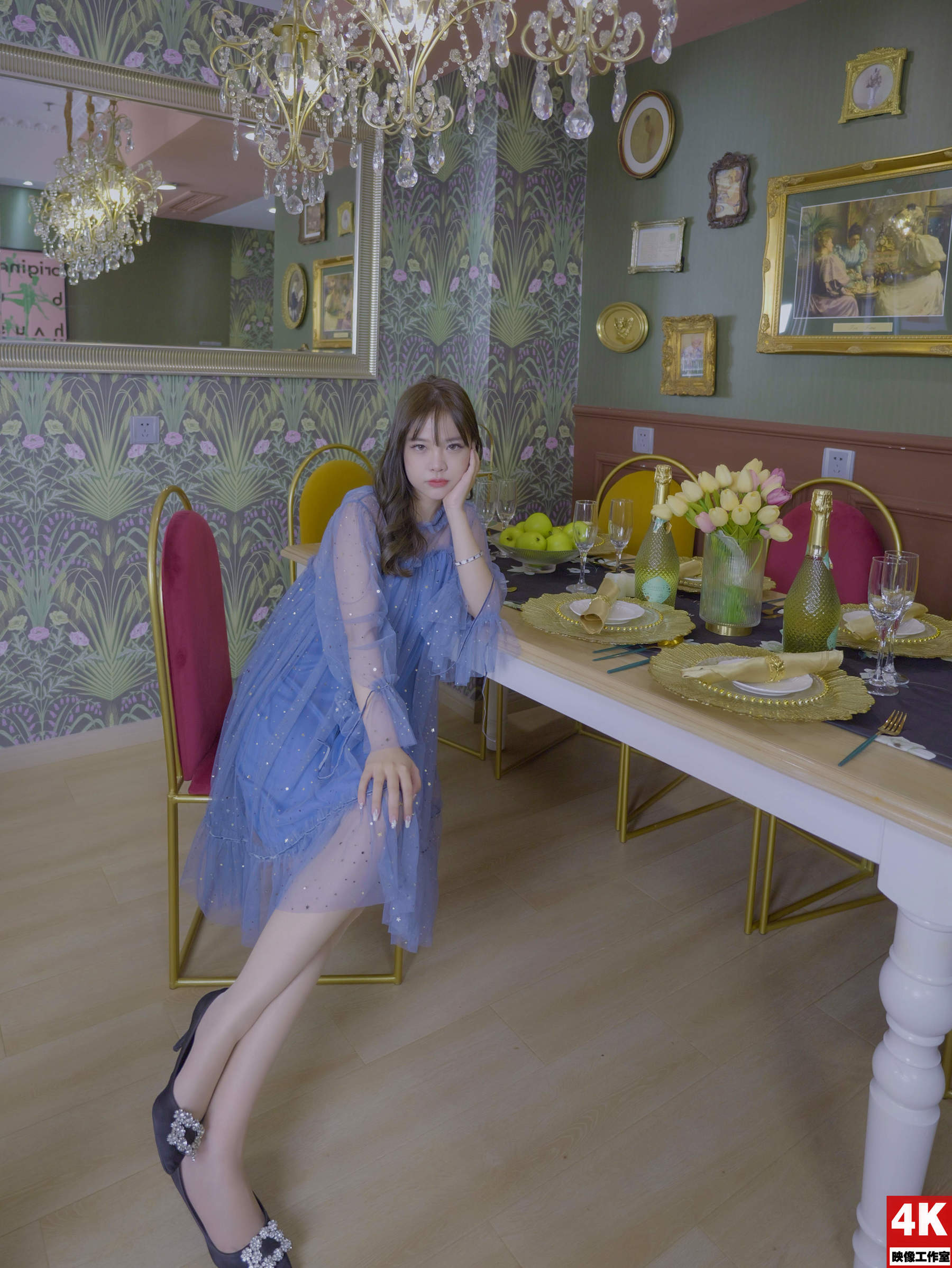 图片[2]-[丽柜Ligui] 小琳琳 法式幽默-秀臀网-高品质图集网