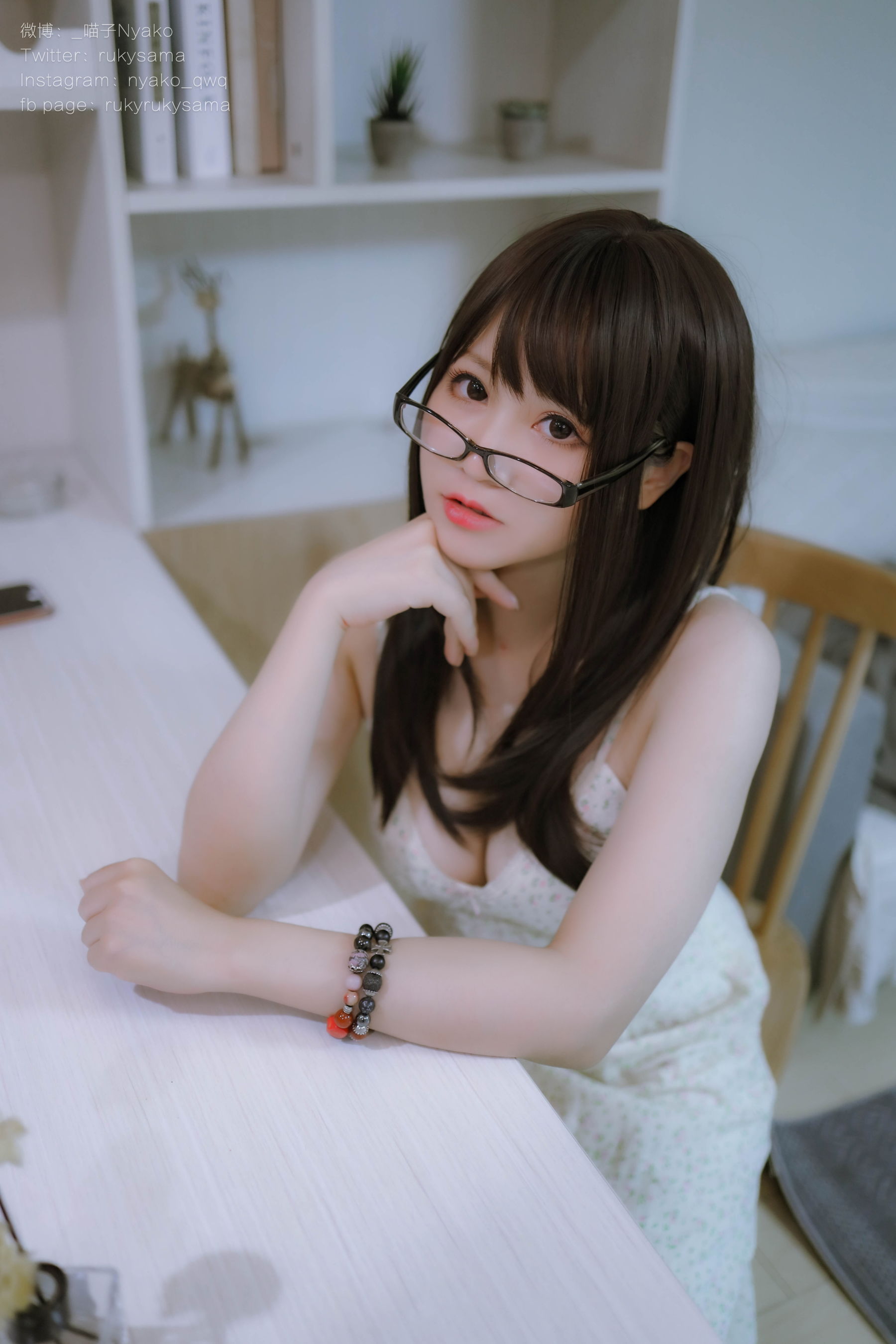 图片[5]-[网红COSER写真] 萌妹子Nyako喵子 – 妄想彼女との同棲生活 之 便服系列-蕾丝百合网-美图分享,Cosplay美图,私房写真,套图下载