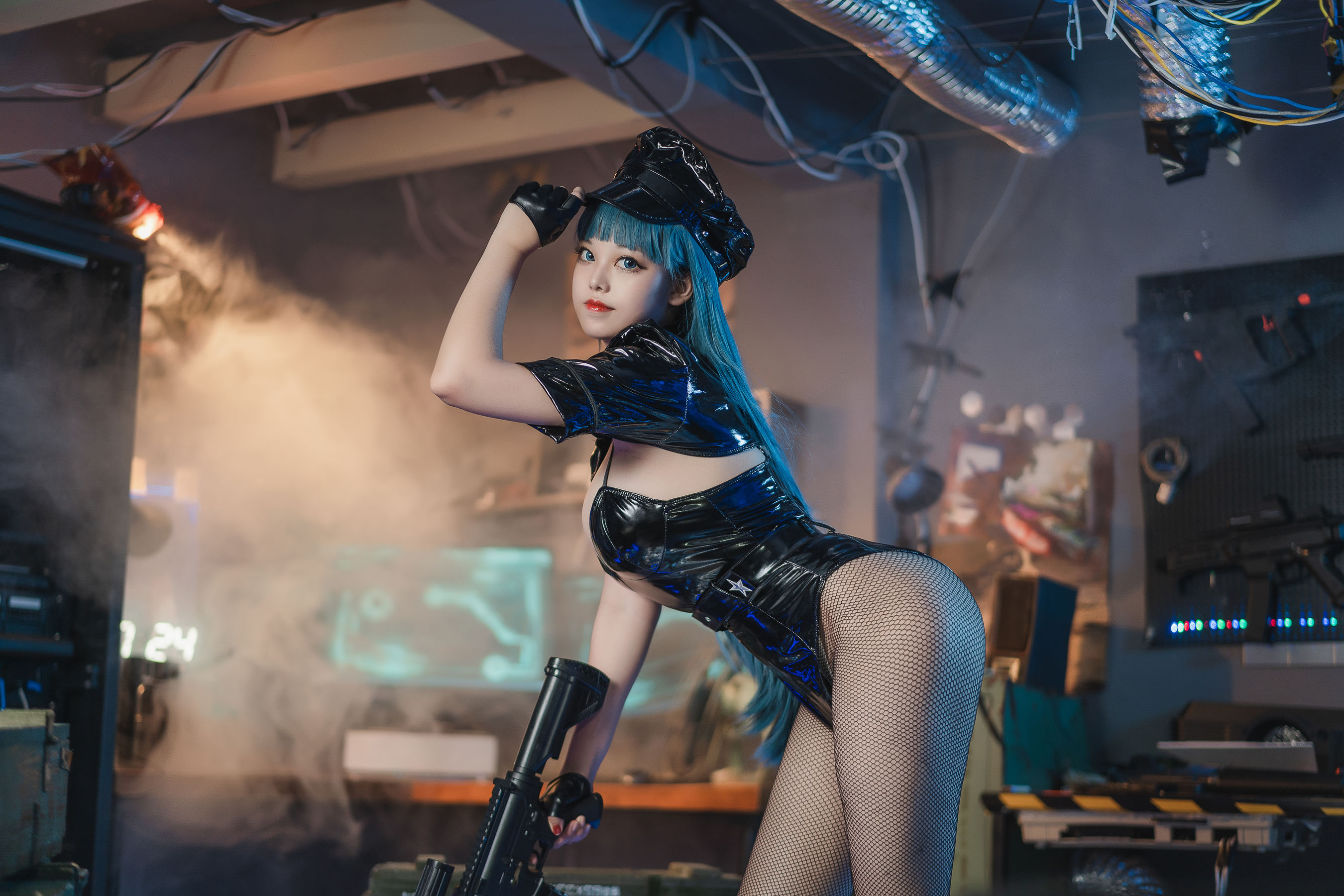 图片[3]-[COS福利] 萌系小姐姐蜜汁猫裘 – 女警2-蕾丝百合网-美图分享,Cosplay美图,私房写真,套图下载