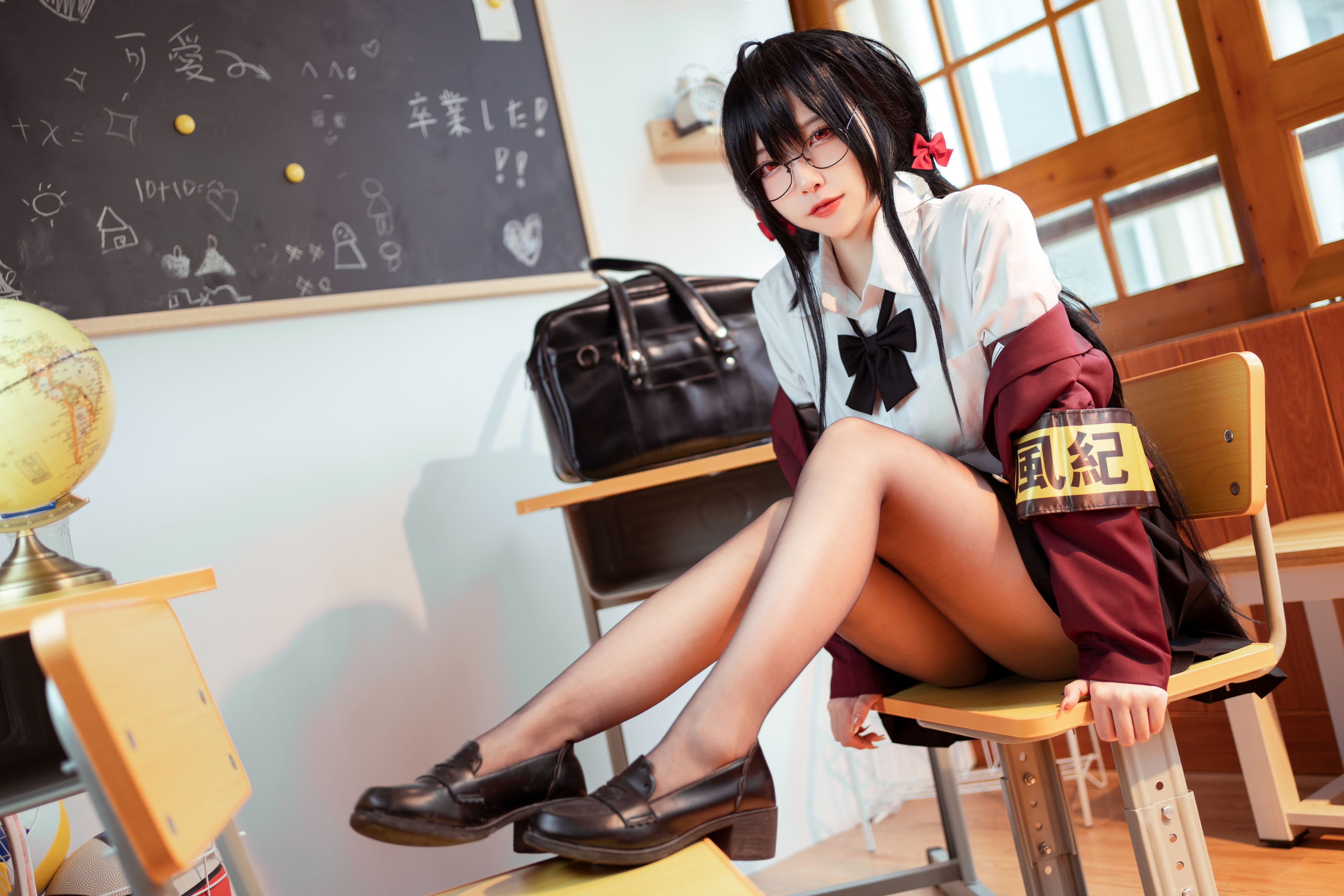 图片[2]-[福利COS] 人气Coser二佐Nisa – 碧蓝大凤JK-秀臀网-高品质图集网