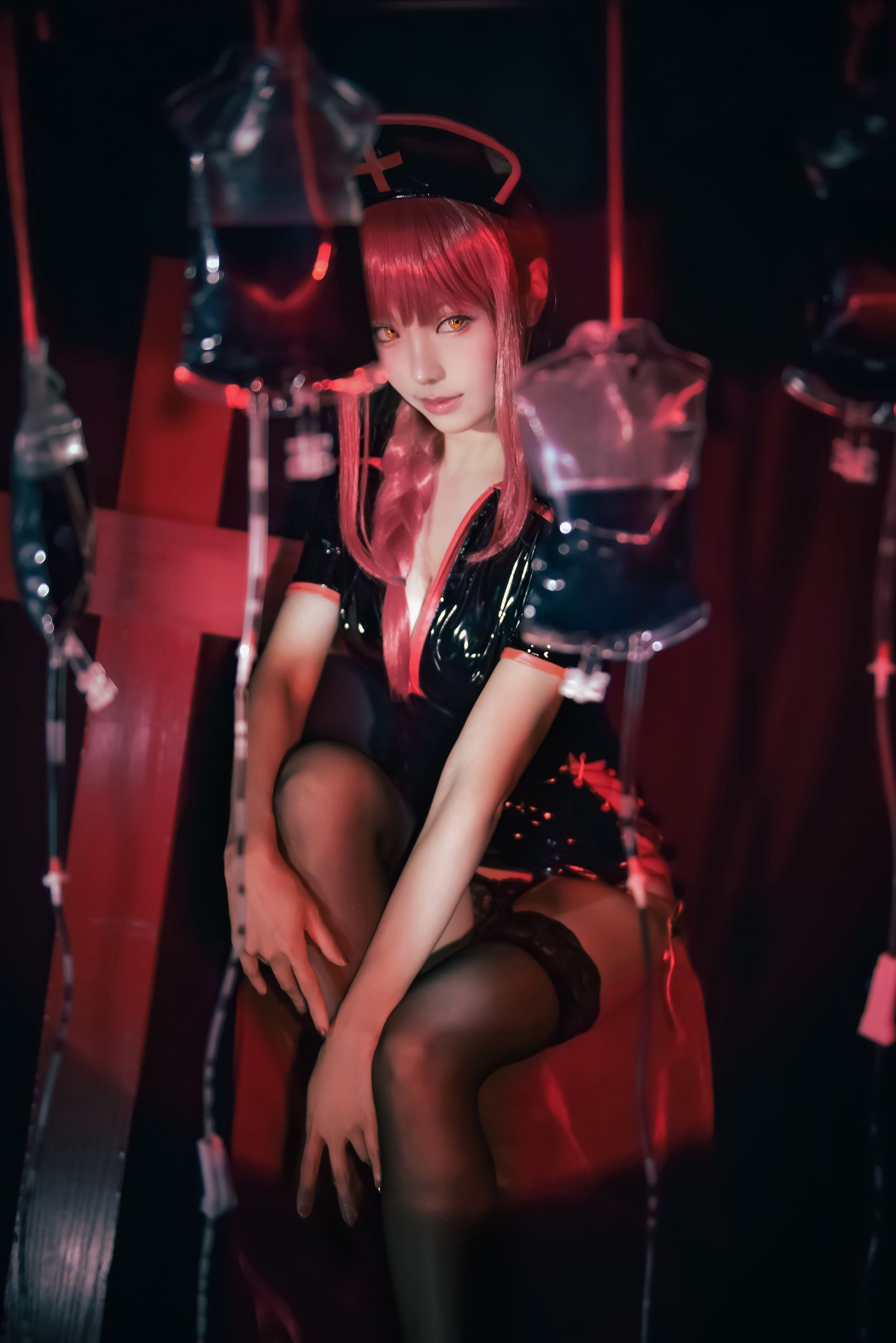 图片[4]-Ely_eee(ElyEE子) – Makima Black Nurse-蕾丝百合网-美图分享,Cosplay美图,私房写真,套图下载