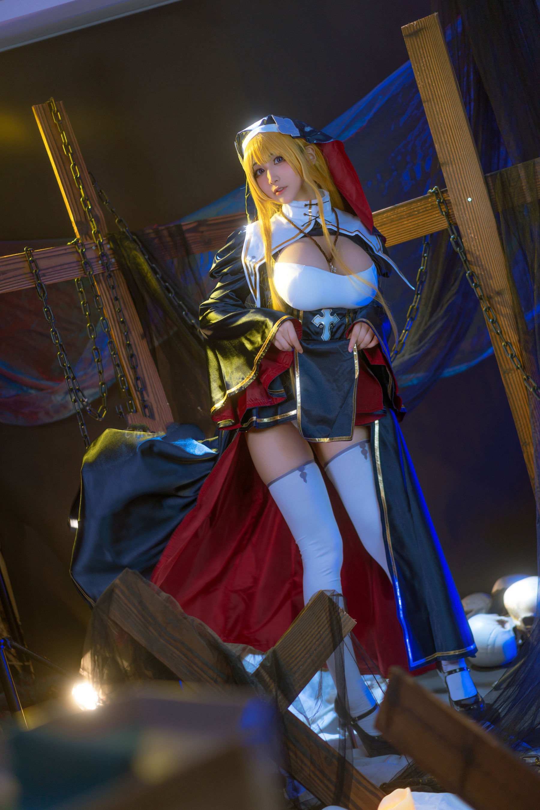图片[2]-[福利COS] 幼愛youmeko – 修女 夏洛特-蕾丝百合网-美图分享,Cosplay美图,私房写真,套图下载