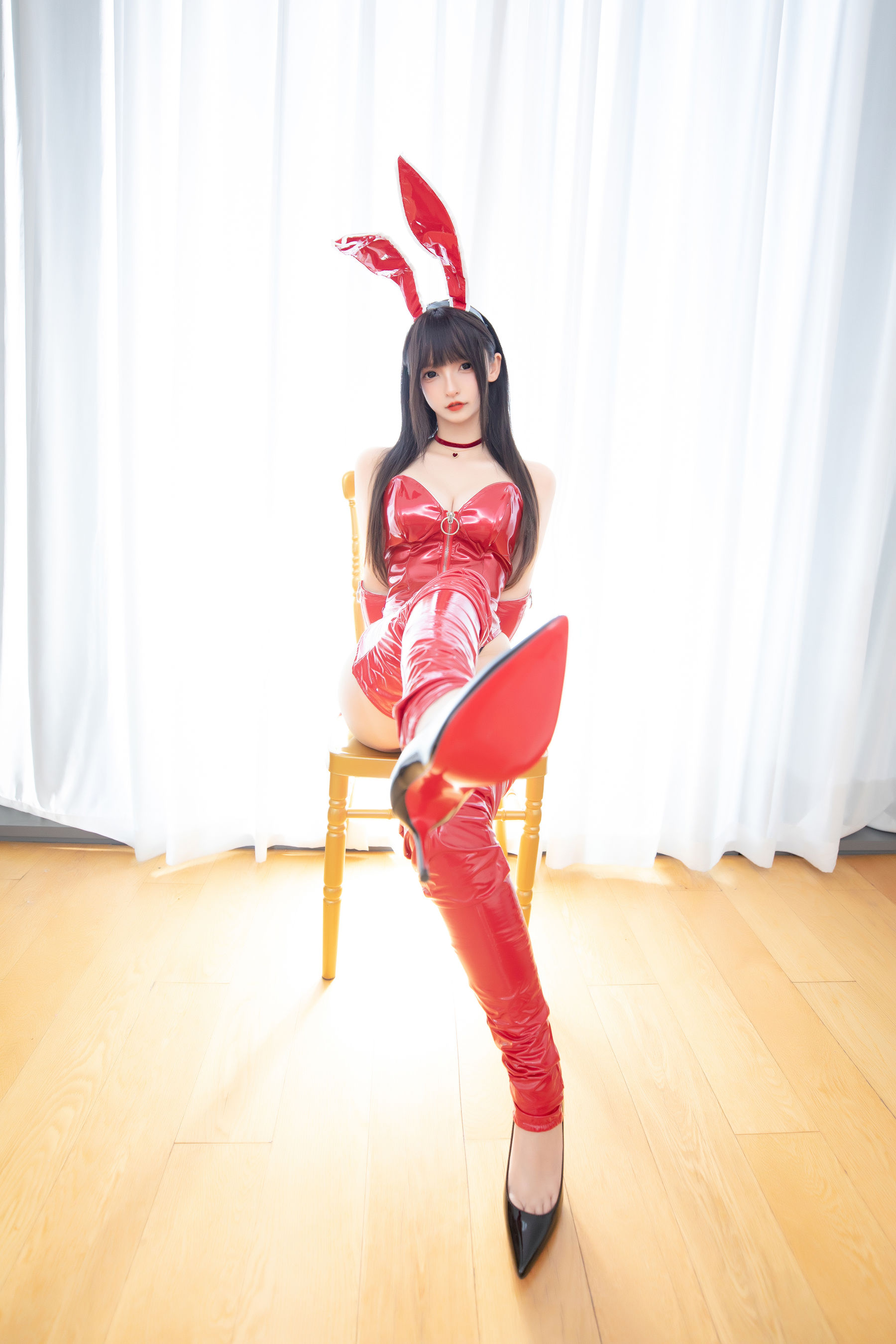 图片[4]-[福利COS] 萝莉神楽板真冬 之红兔迎春-蕾丝百合网-美图分享,Cosplay美图,私房写真,套图下载