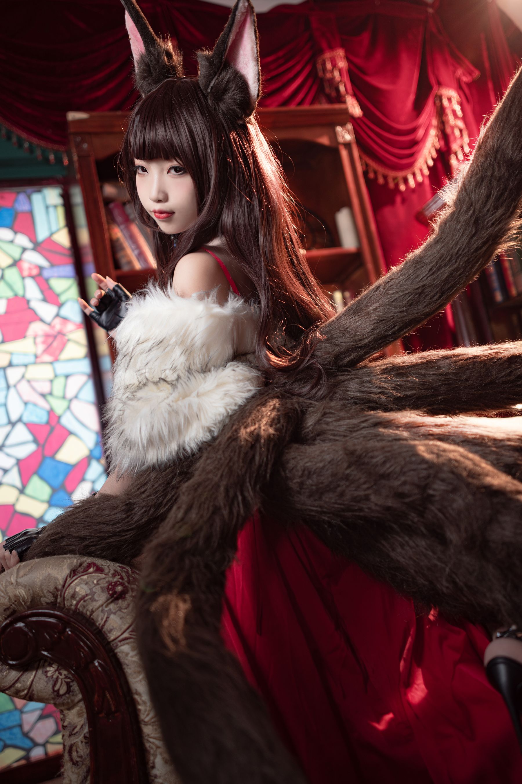 图片[5]-[福利COS] 狐玖玖 – 碧蓝航线 赤城-蕾丝百合网-美图分享,Cosplay美图,私房写真,套图下载