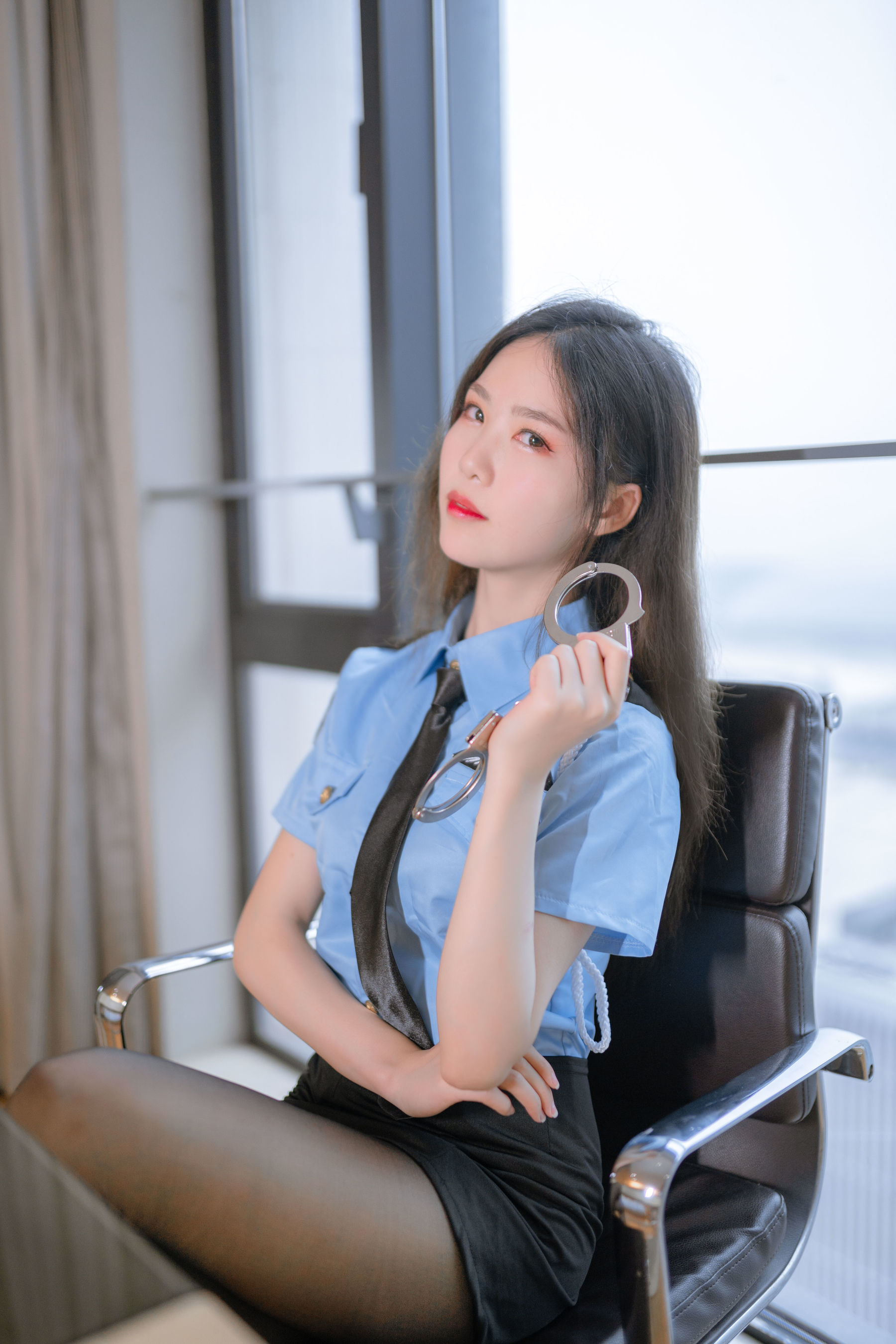 图片[9]-[Cosplay] 抖娘-利世图集 – 女警-秀臀网-高品质图集网