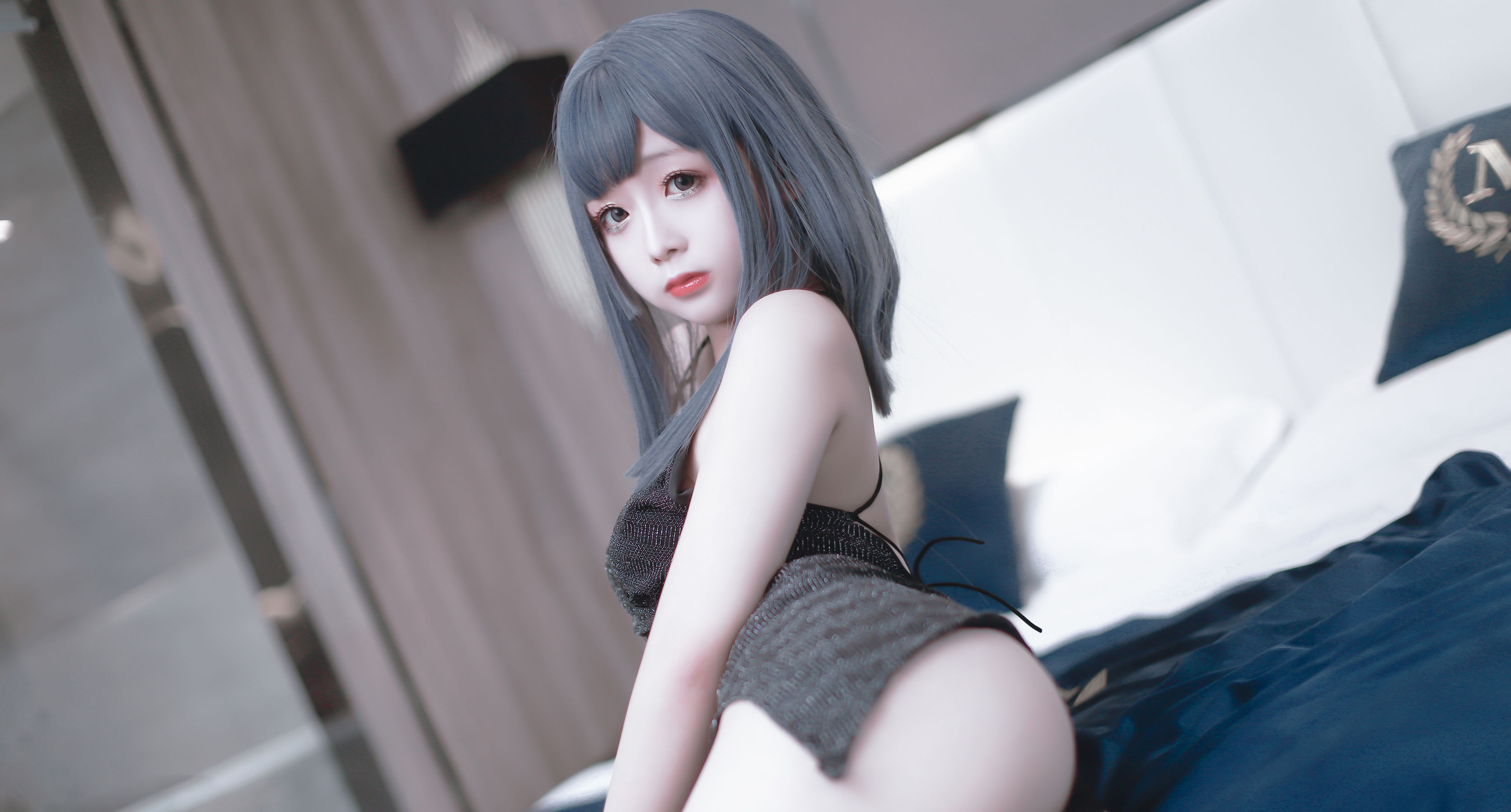 图片[8]-[COS福利] Cosplay日奈娇 – 黑色礼服-秀臀网-高品质图集网