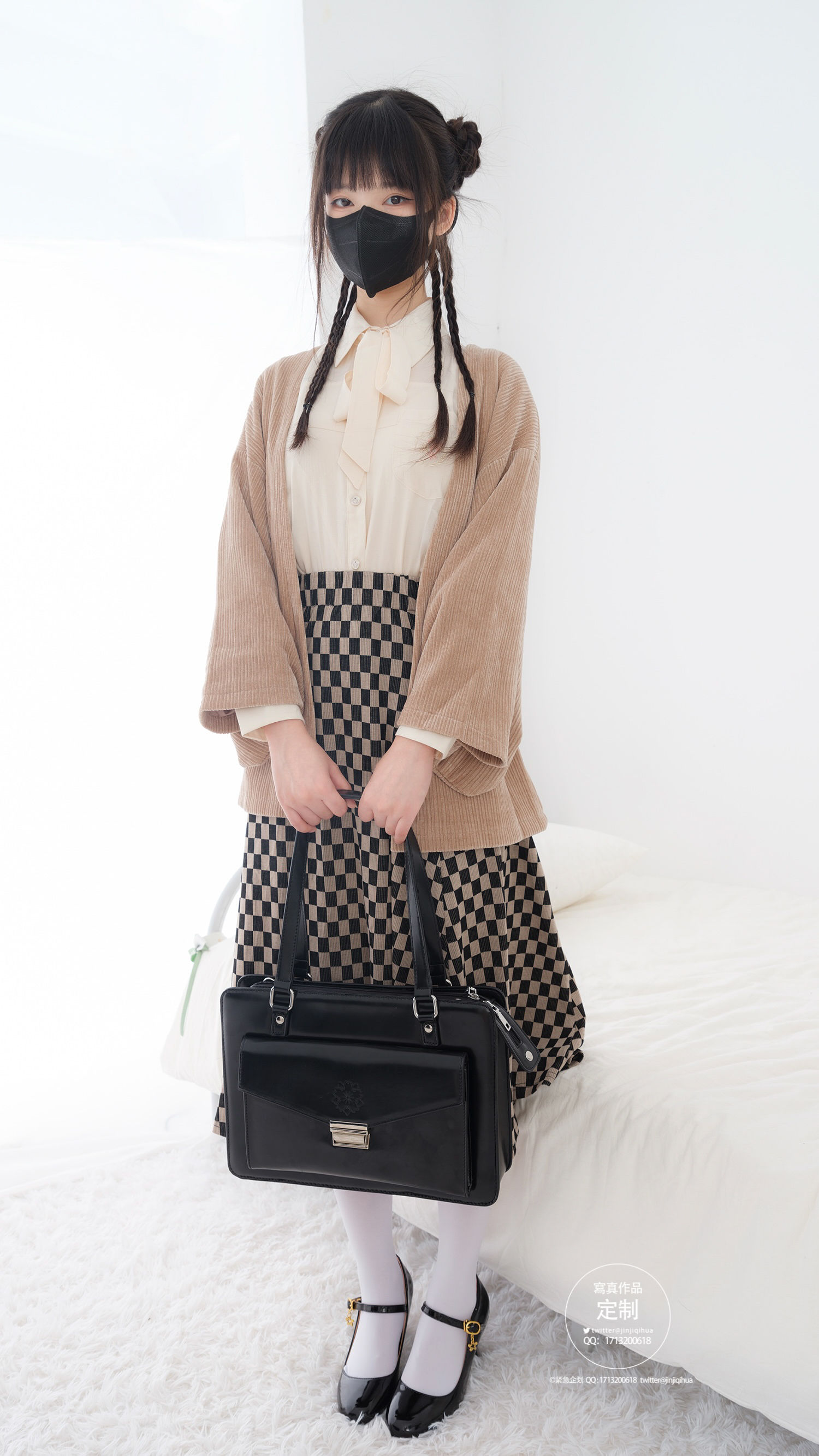 [紧急企划] EX-007 见希w 民国制服-蕾丝百合网-美图分享,Cosplay美图,私房写真,套图下载