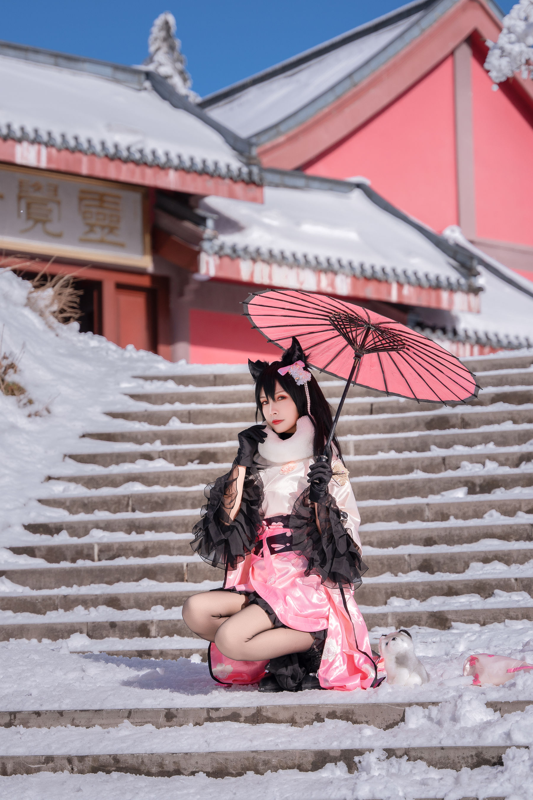 Neko-薇薇 – 爱宕和服-蕾丝百合网-美图分享,Cosplay美图,私房写真,套图下载