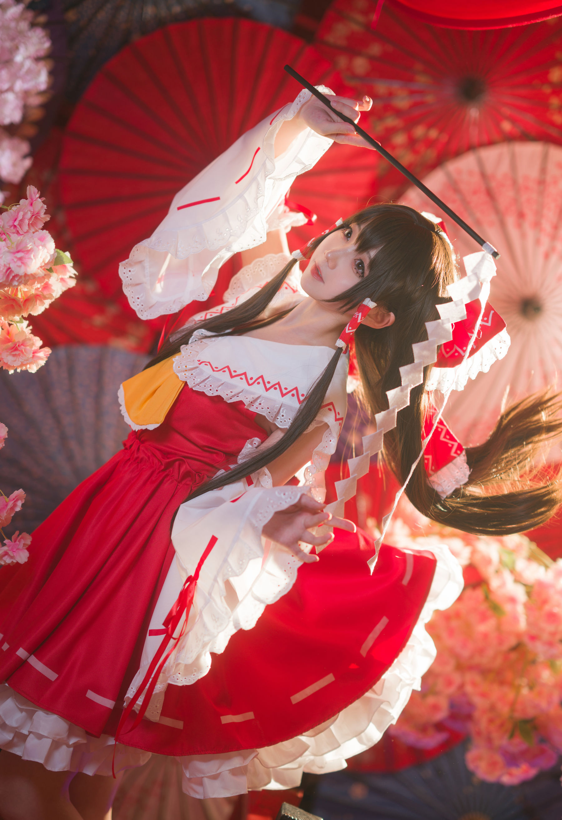 图片[3]-[福利COS] 楚楚子w – 博丽灵梦-蕾丝百合网-美图分享,Cosplay美图,私房写真,套图下载