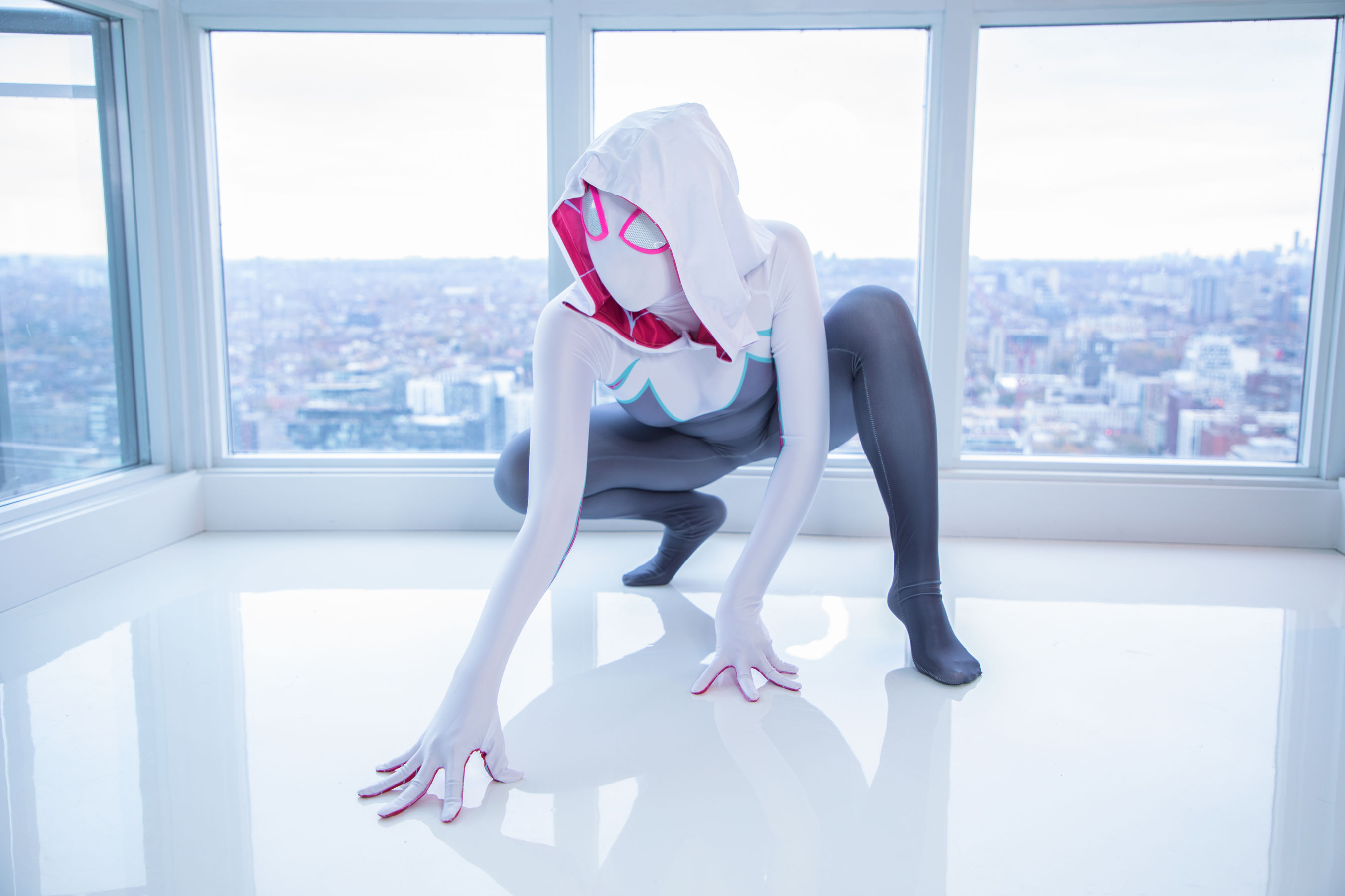 图片[9]-[福利COS] MisswarmJ – Spider Gwen-秀臀网-高品质图集网