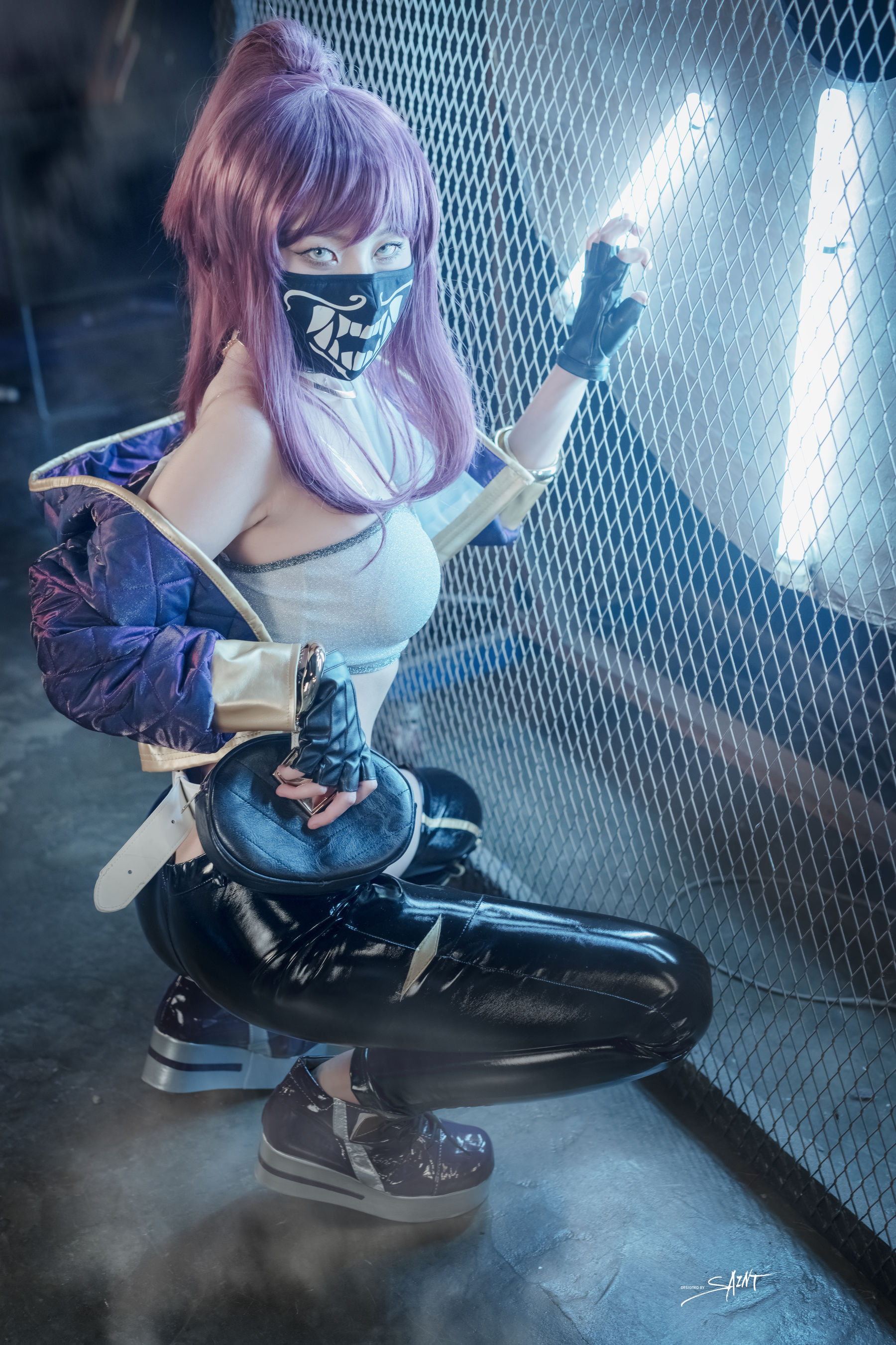 图片[2]-[saintphotolife] Yuna – Yuna’s Cos Vol.04 KDA Akali-蕾丝百合网-美图分享,Cosplay美图,私房写真,套图下载