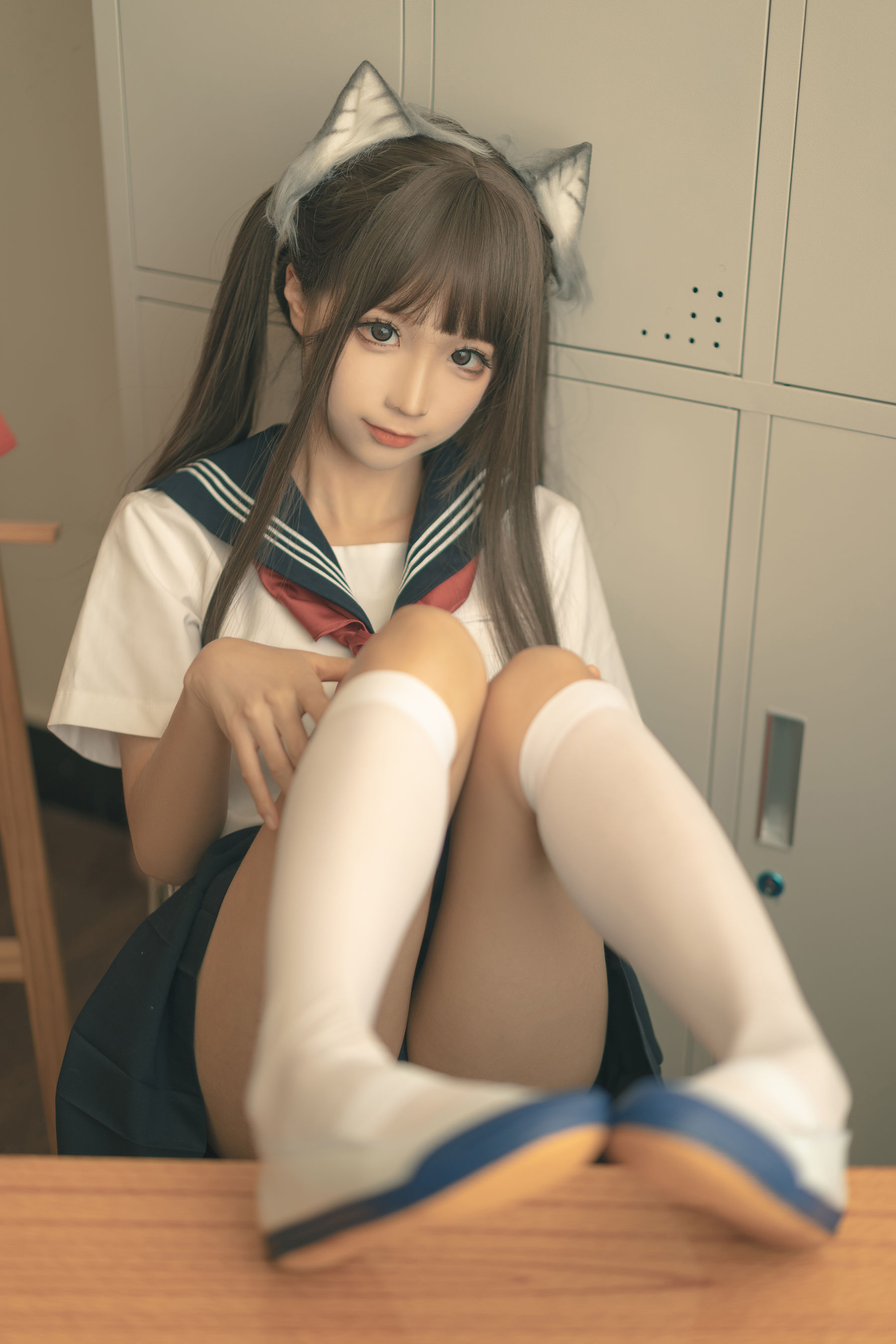 图片[2]-[福利COS] 动漫博主蠢沫沫 – 放学后-蕾丝百合网-美图分享,Cosplay美图,私房写真,套图下载