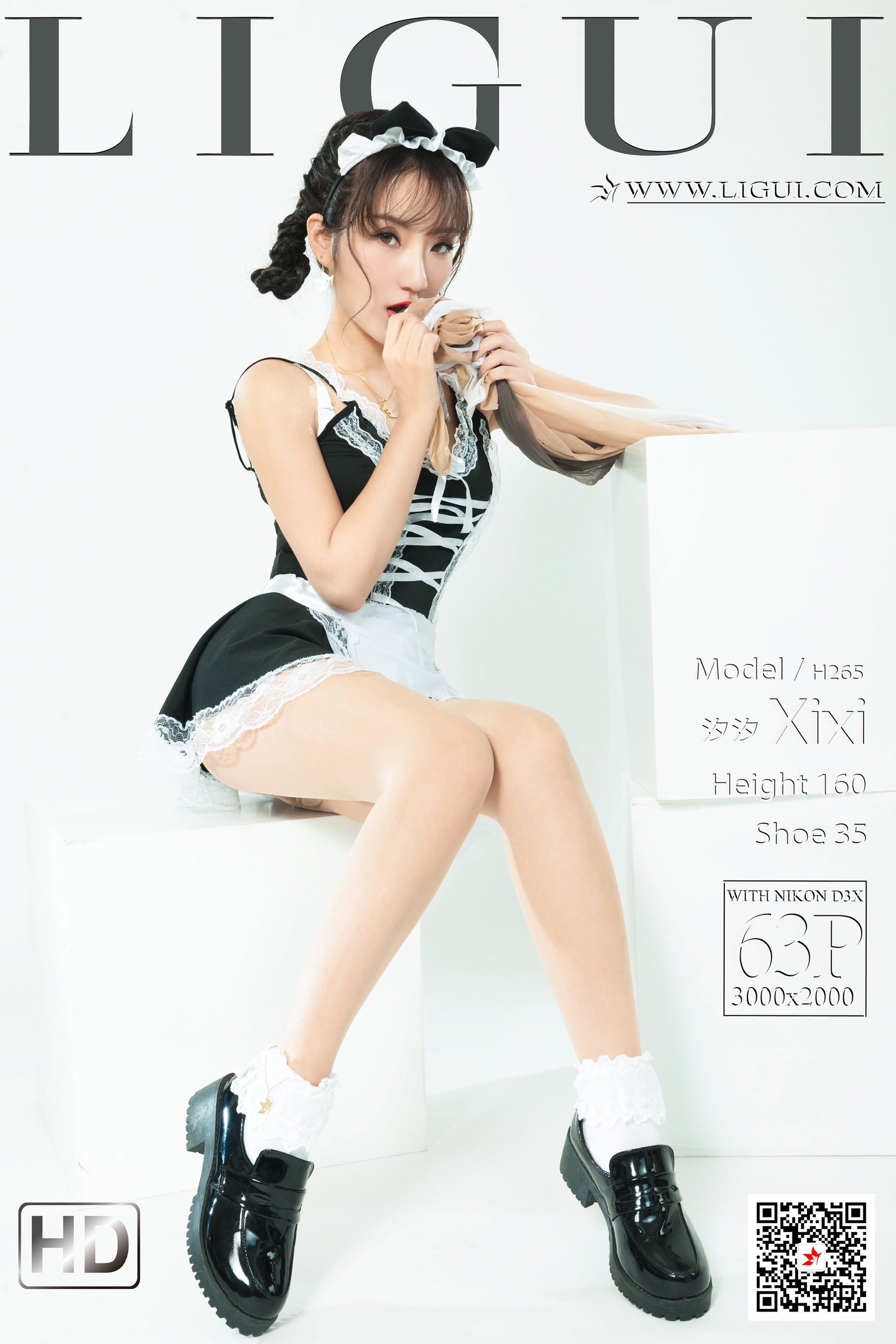 图片[1]-[丽柜Ligui] 网络丽人 Model 汐汐 《香品丝滑》-秀臀网-高品质图集网