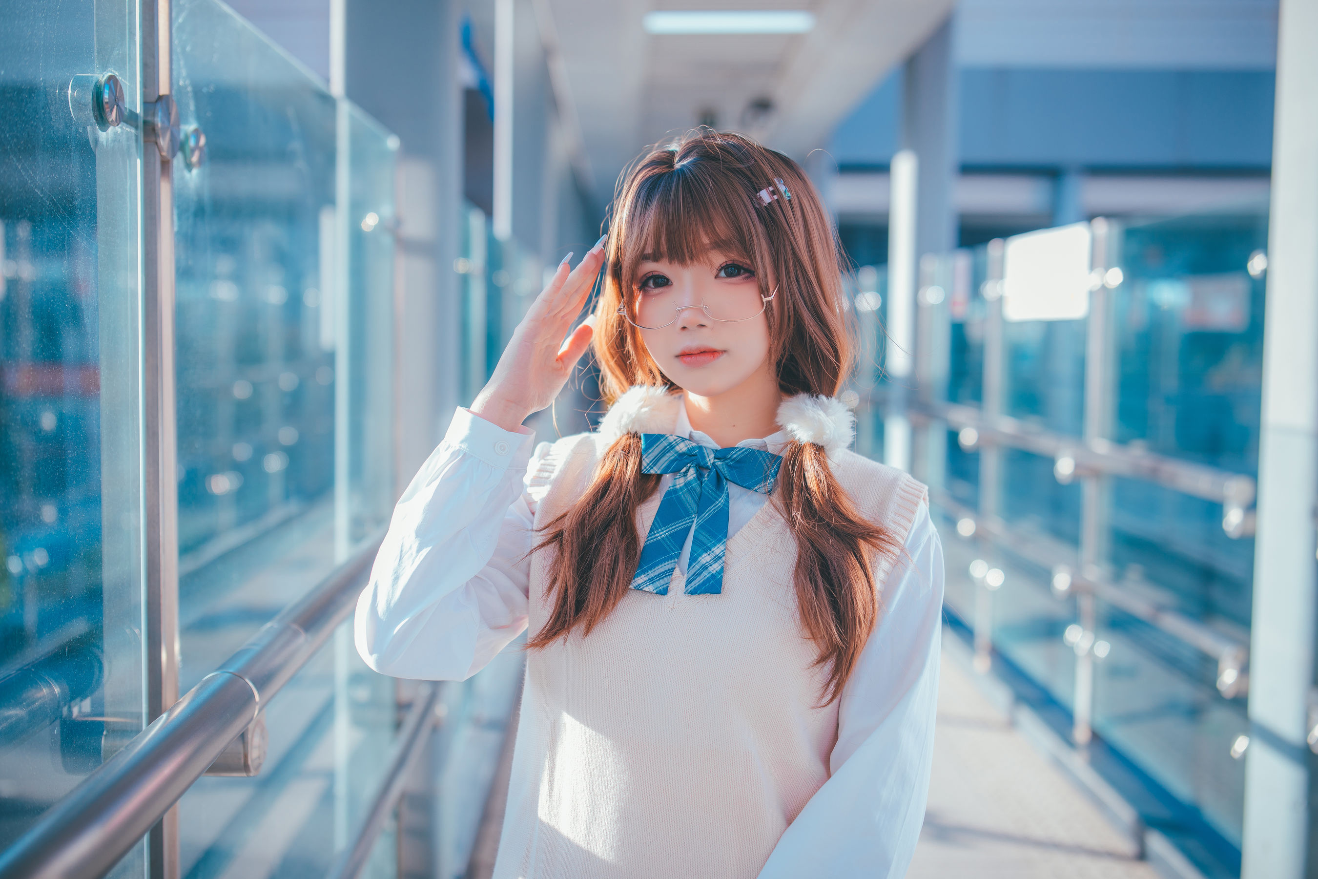 图片[7]-[福利COS] 动漫博主雪晴Astra – JK夕阳-秀臀网-高品质图集网