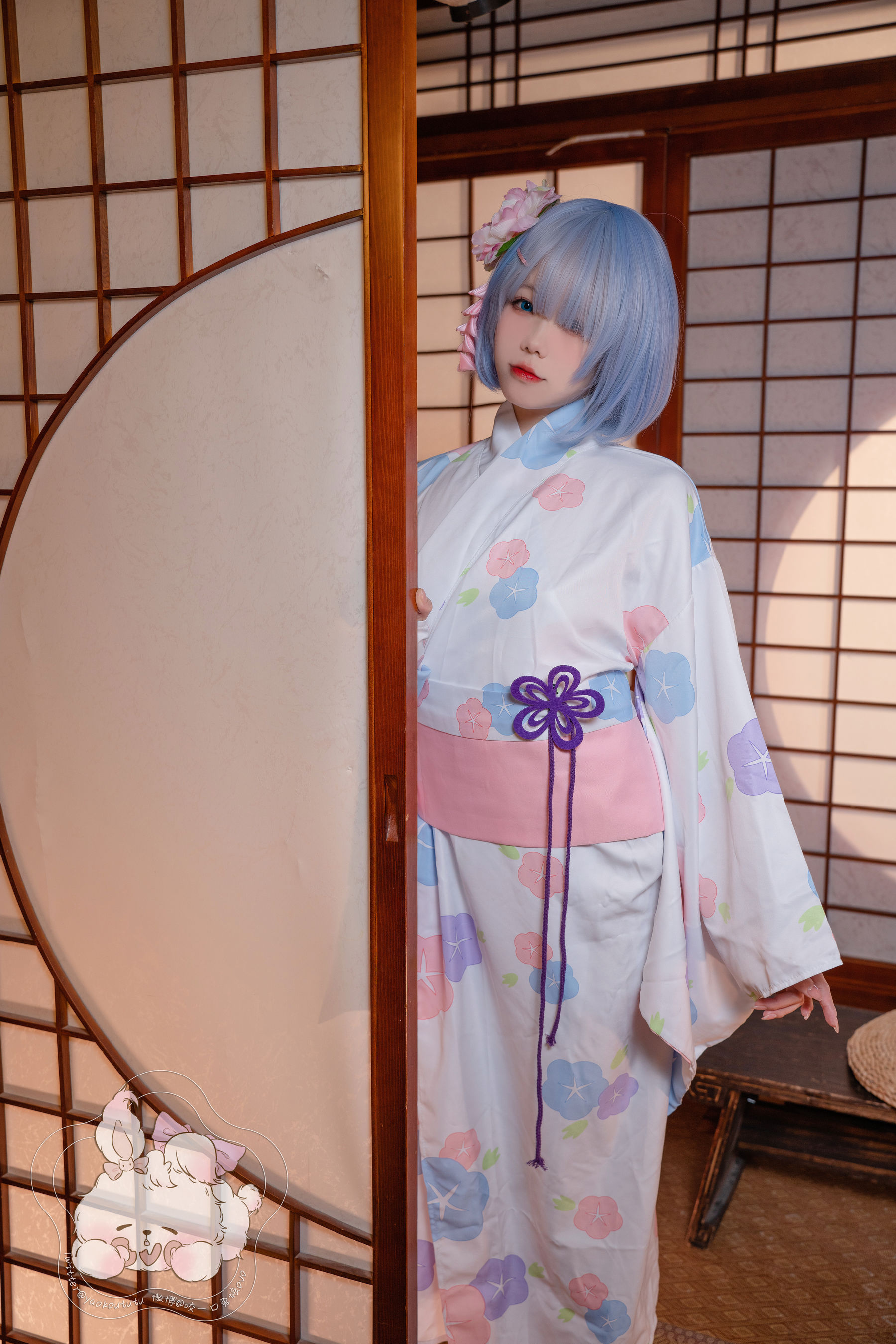 咬一口兔娘 – 蕾姆夏日祭-蕾丝百合网-美图分享,Cosplay美图,私房写真,套图下载