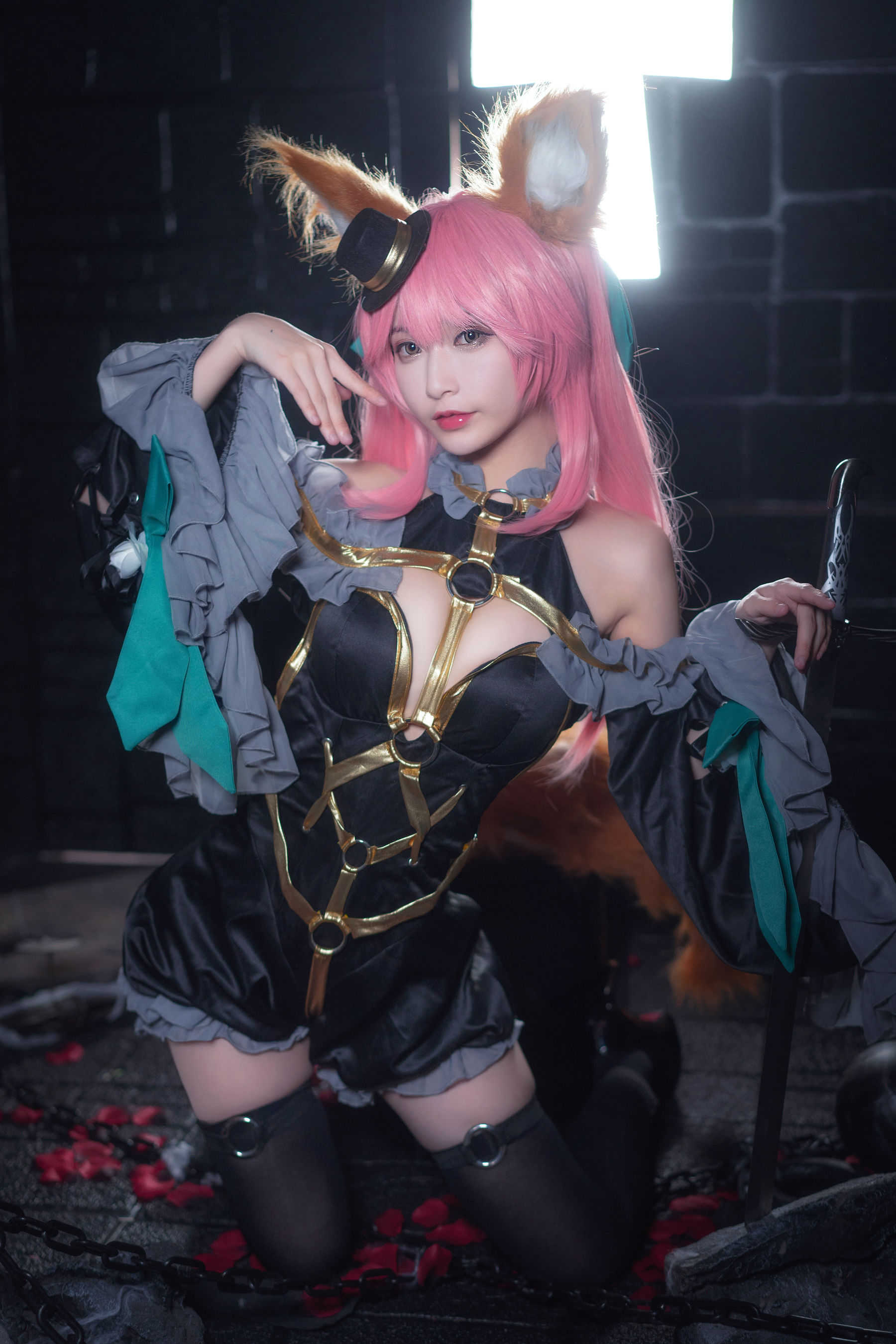 图片[5]-[Cosplay写真] 动漫博主铁板烧鬼舞w – 玉藻前 魔术-蕾丝百合网-美图分享,Cosplay美图,私房写真,套图下载
