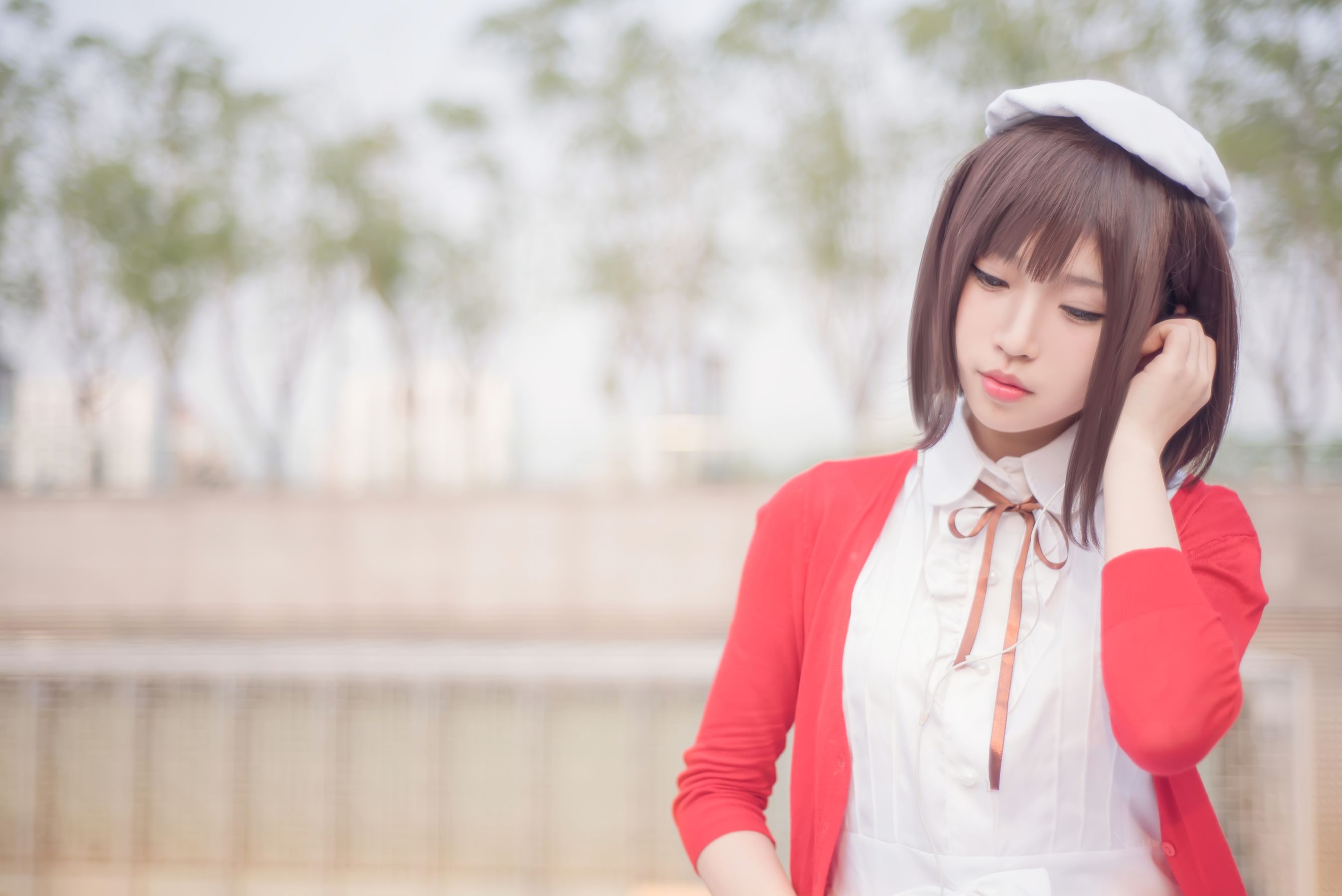 图片[7]-[COS福利] 萌妹白易子教主 – 加藤惠-秀臀网-高品质图集网