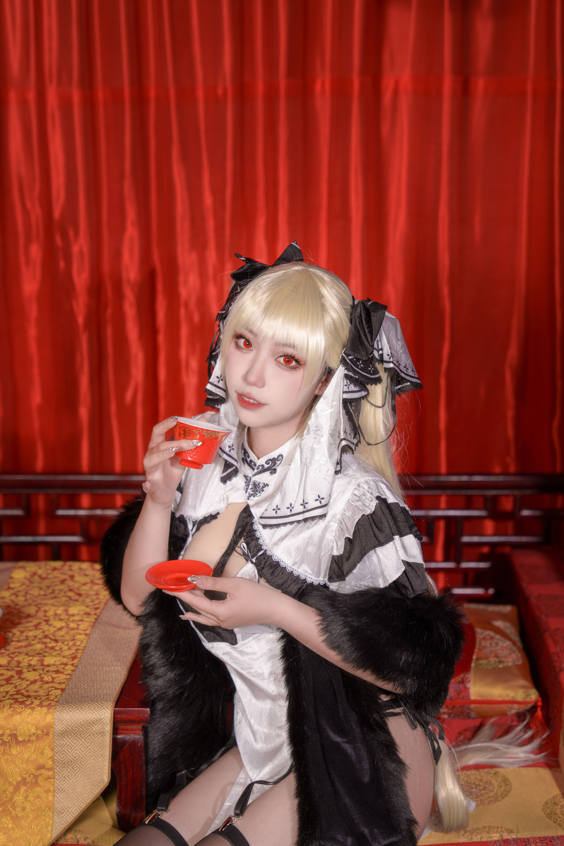 图片[7]-[福利COS] Ho_biiibo – 可畏旗袍-秀臀网-高品质图集网