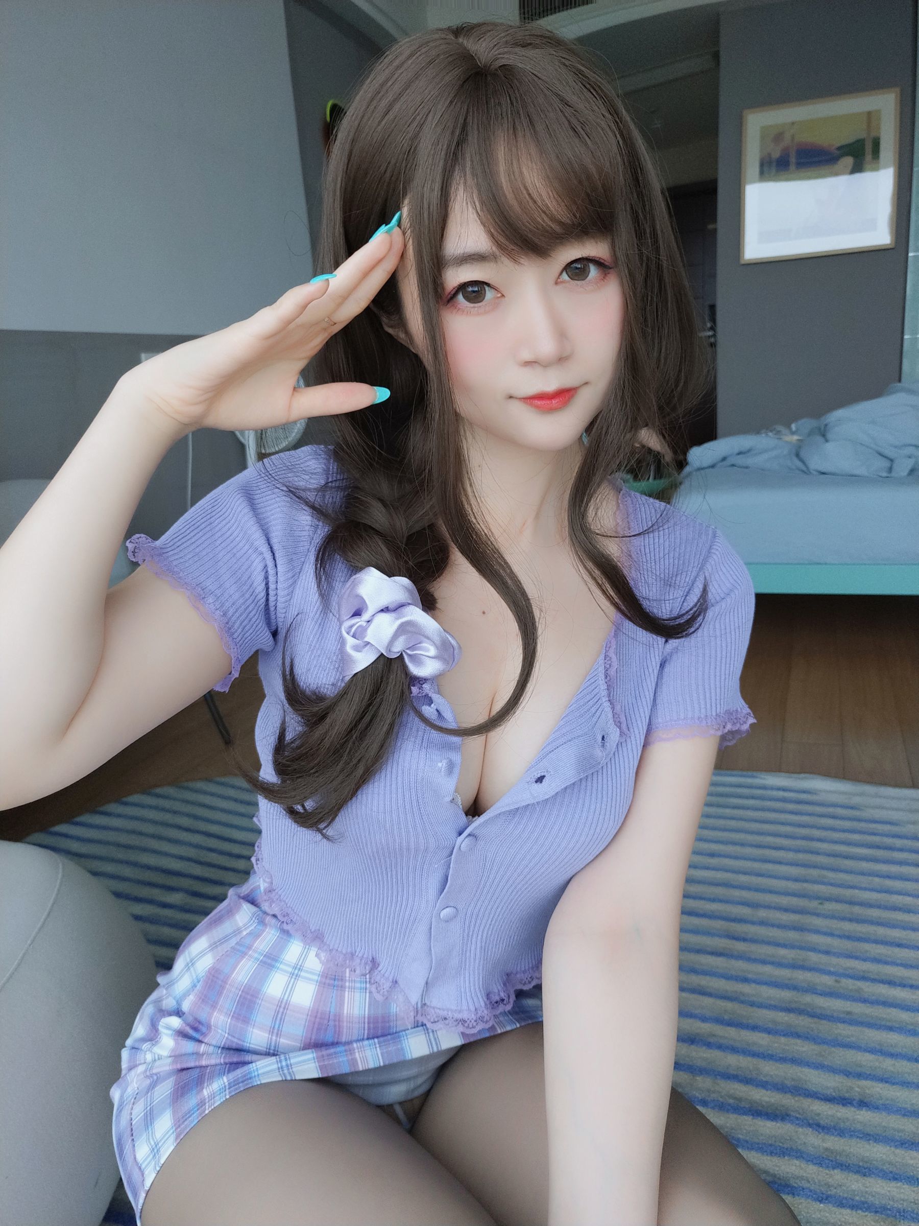 图片[7]-[COS福利] Coser小姐姐白银 – 香芋味-秀臀网-高品质图集网