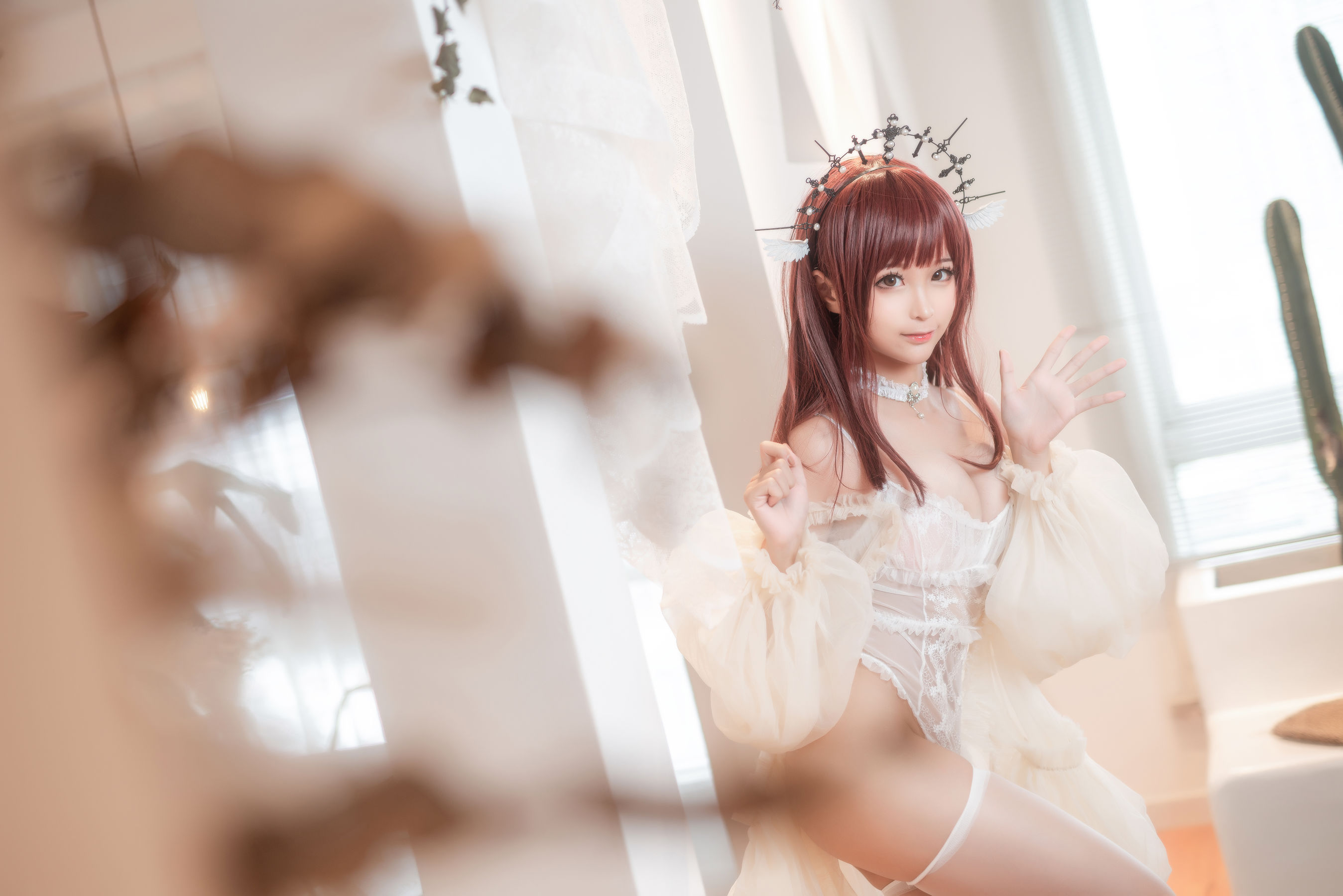 [福利COS] 动漫博主蠢沫沫 – 火天使-蕾丝百合网-美图分享,Cosplay美图,私房写真,套图下载