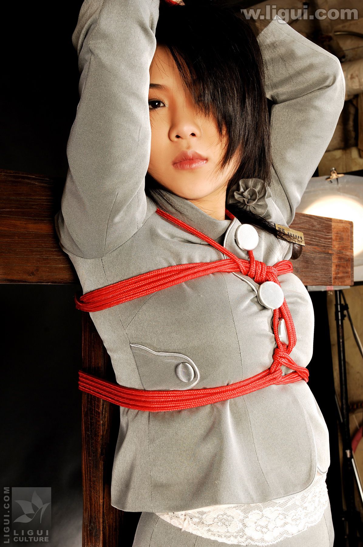 图片[7]-Model 文静《被束缚的女秘书》 [丽柜美束LiGui] 美腿玉足写真图片-秀臀网-高品质图集网