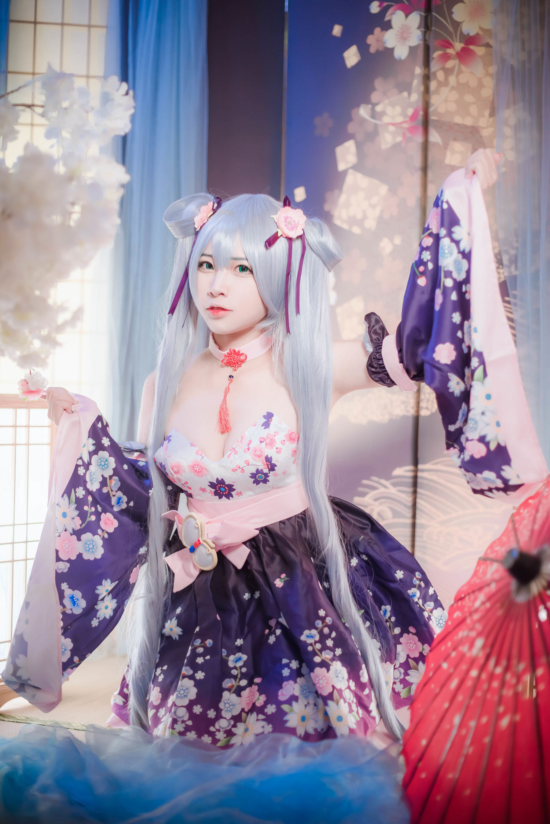 图片[5]-[Cosplay写真] 人气Coser二佐Nisa – 双马尾-蕾丝百合网-美图分享,Cosplay美图,私房写真,套图下载