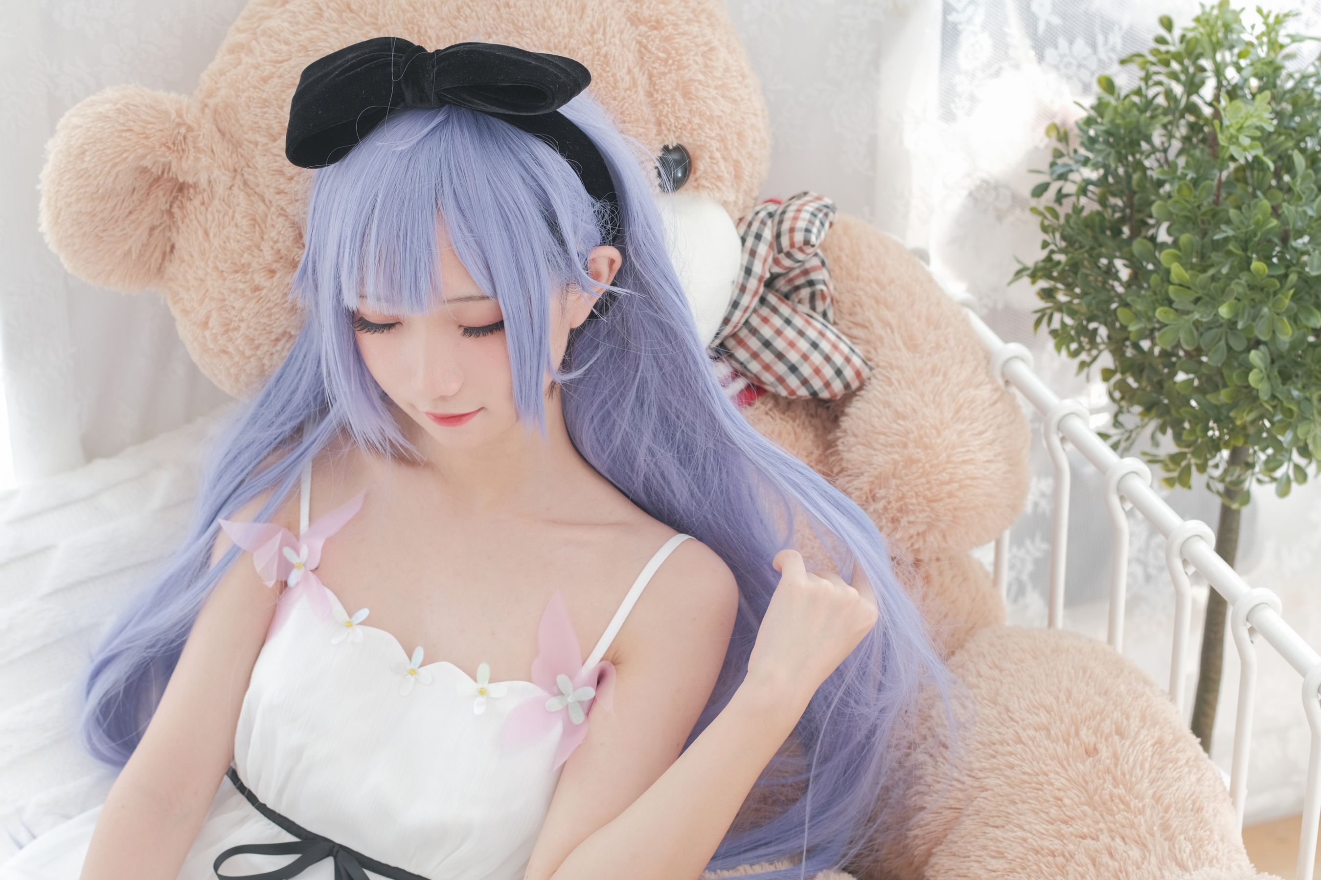 图片[7]-[福利COS] 花柒Hana – 独角兽清凉阅读时光-秀臀网-高品质图集网