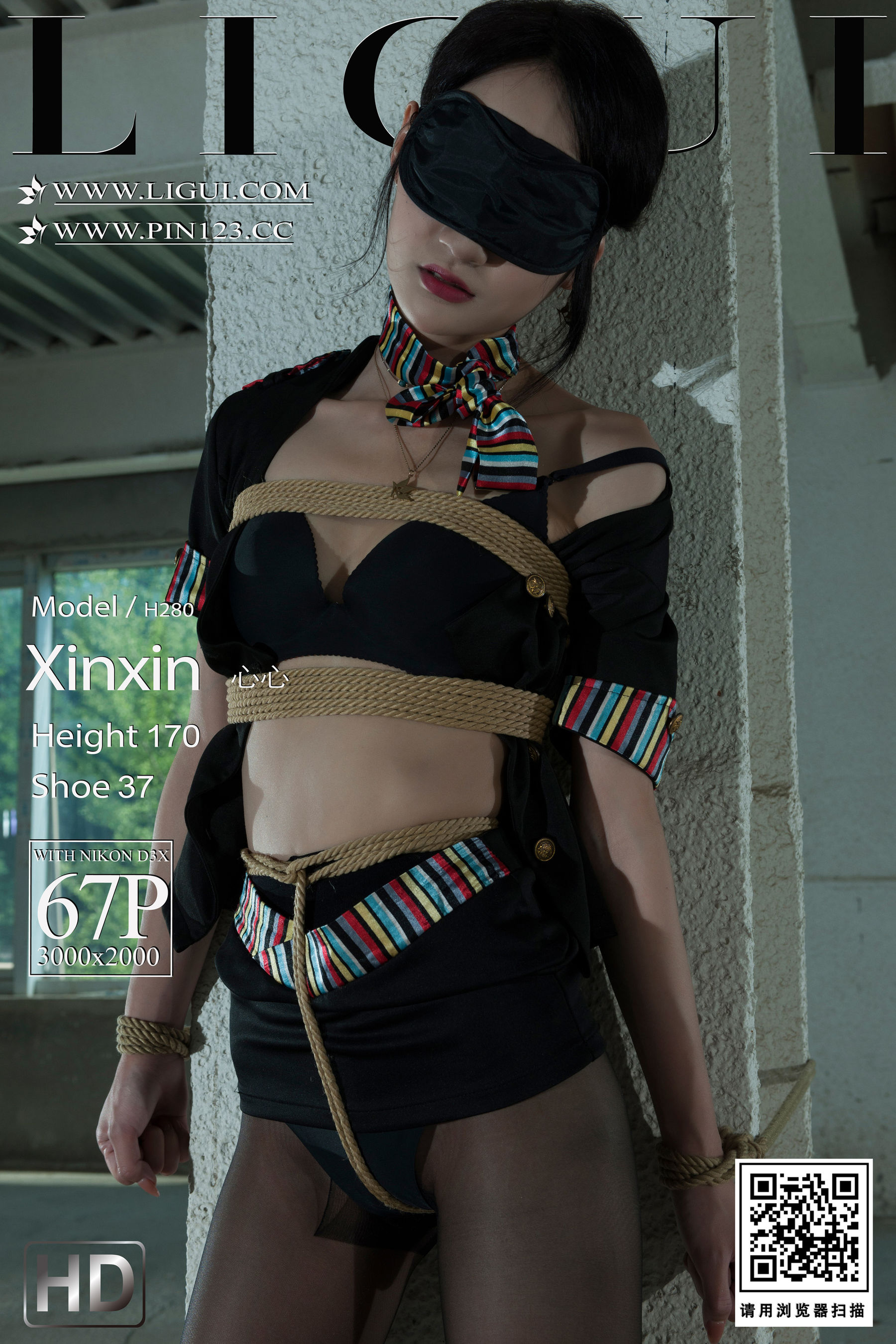 图片[1]-[丽柜Ligui] 心心 劫持空姐-秀臀网-高品质图集网