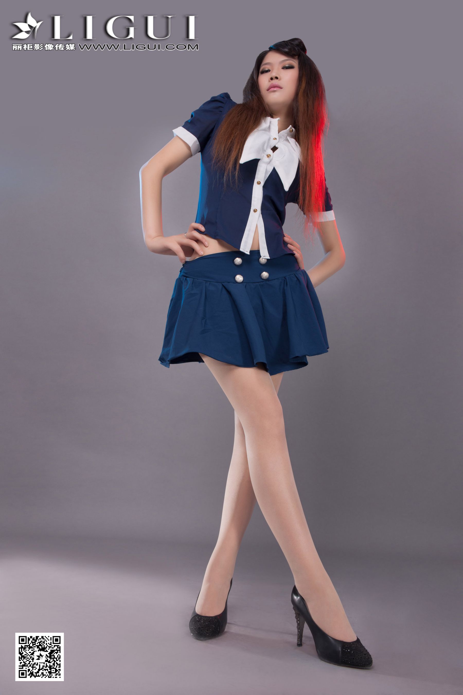 图片[8]-[丽柜LiGui] Model 怡萱《迷你裙丝足高跟》上下全集 美腿玉足写真图片-秀臀网-高品质图集网