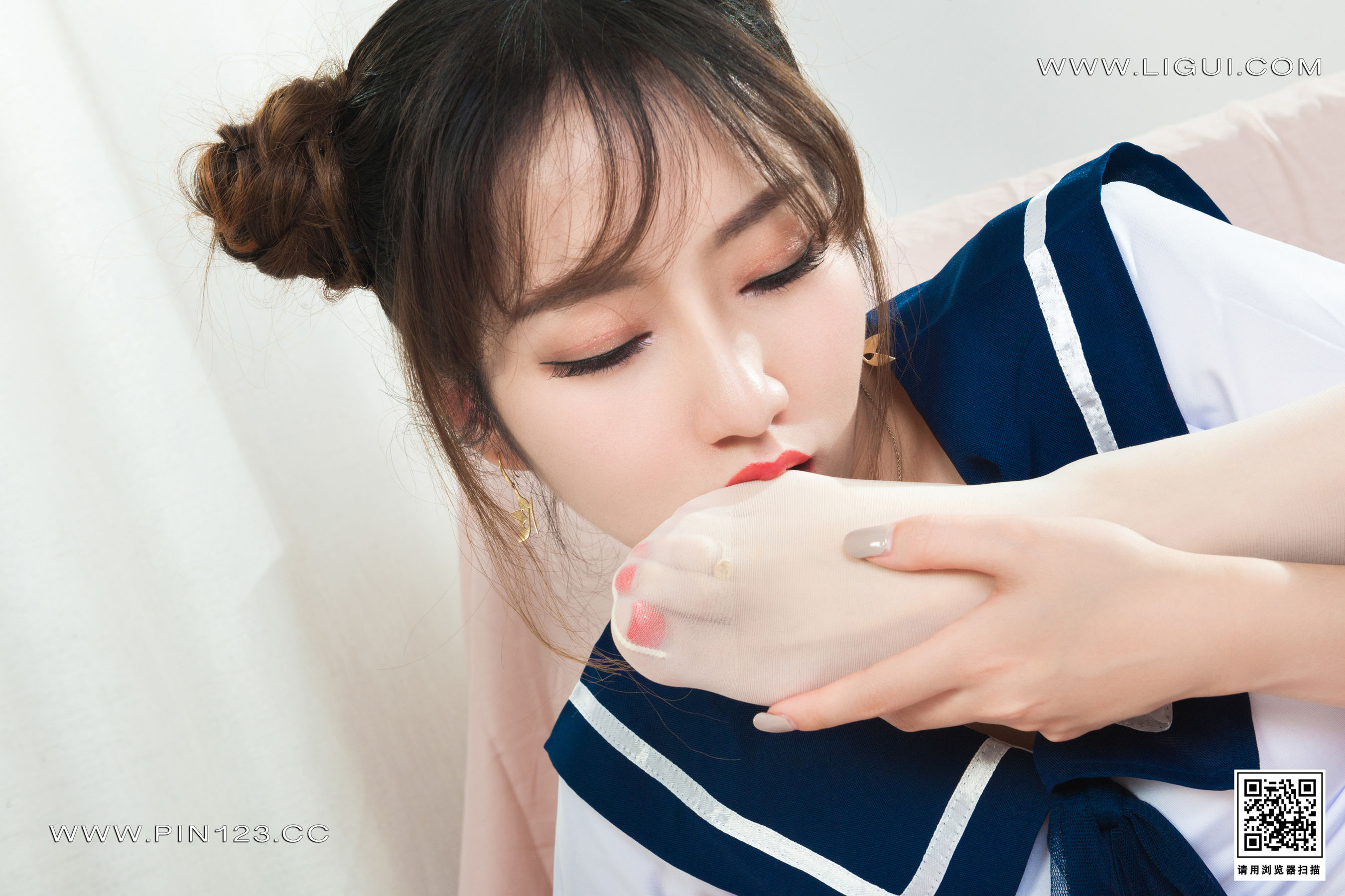 图片[5]-[Ligui丽柜] 双生花-同桌的你（下） 心心＆汐汐-秀臀网-高品质图集网