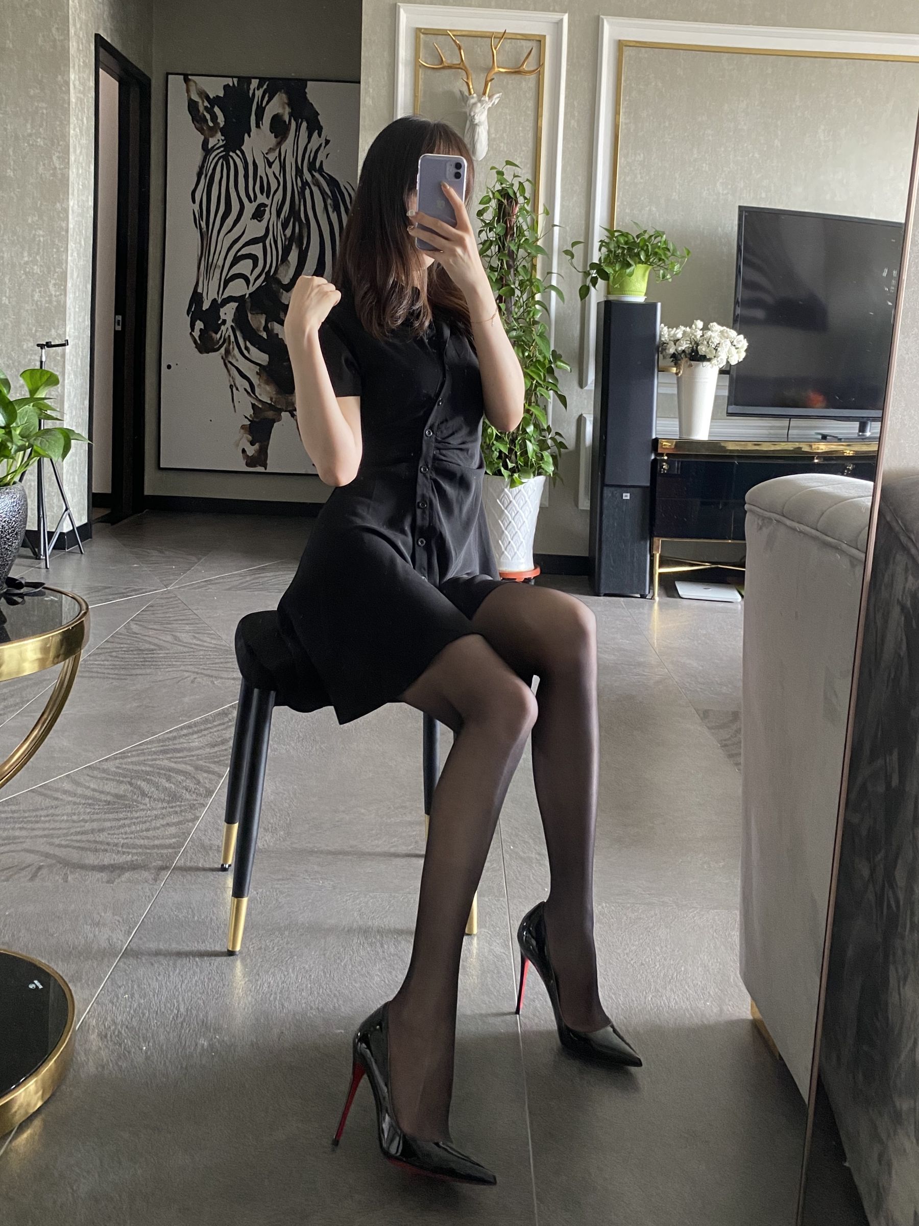 图片[7]-[福利COS] 丝足博主麋鹿_Monroe 2020.08.27 黑丝梦想-秀臀网-高品质图集网