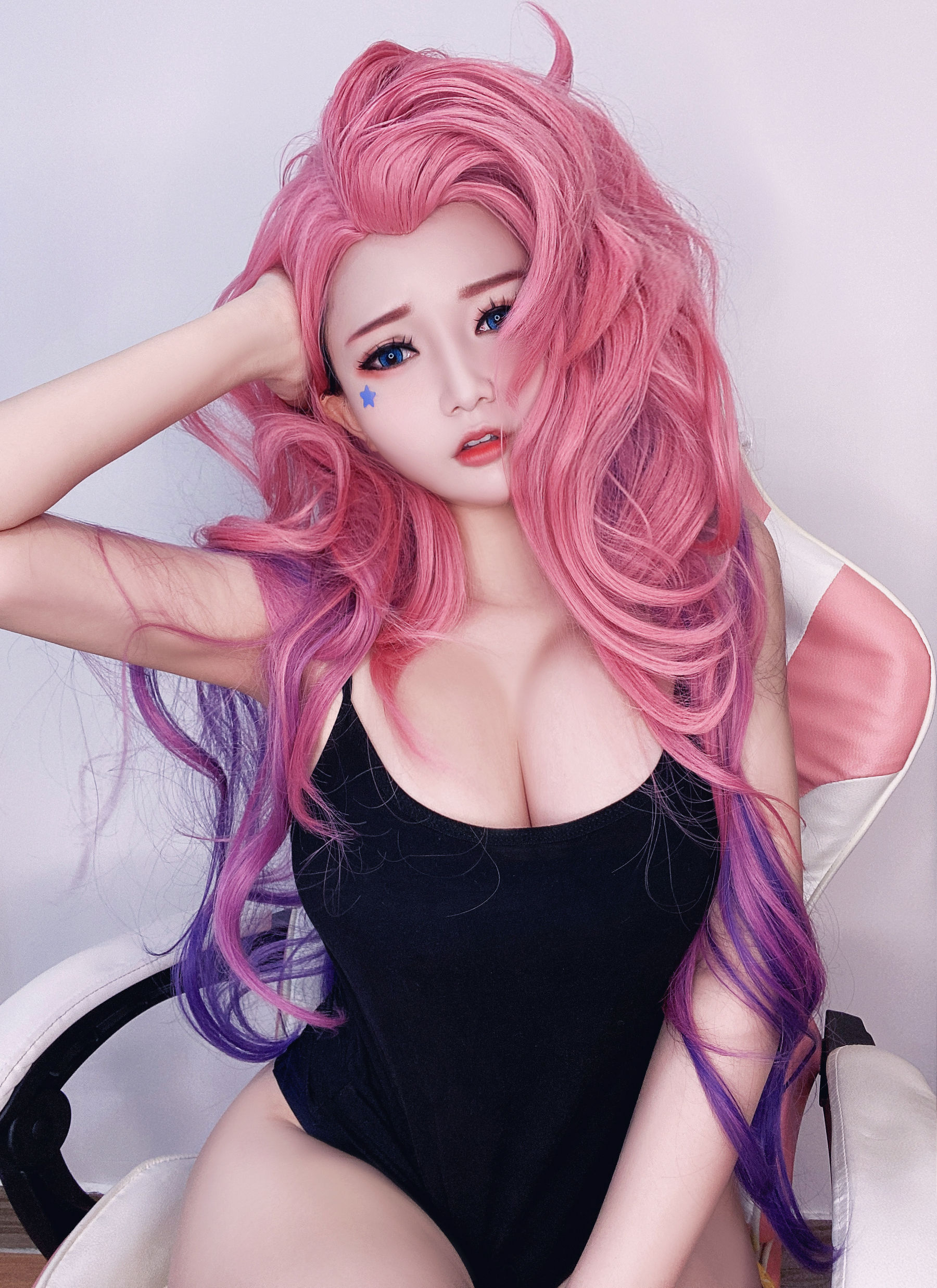 图片[8]-Coser小姐姐Potato Godzilla – Seraphine (LoL)-秀臀网-高品质图集网