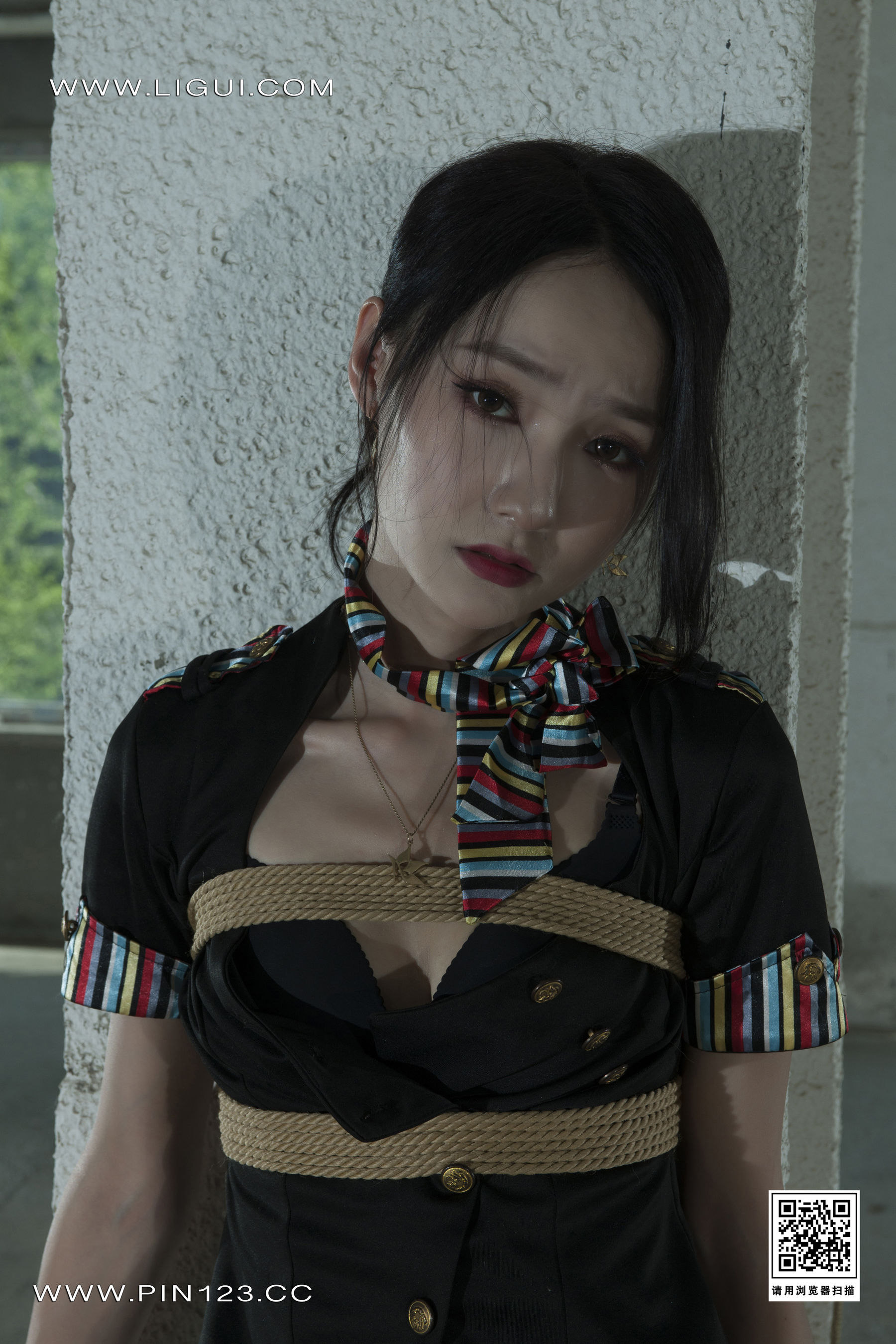 图片[6]-[丽柜Ligui] 心心 劫持空姐-秀臀网-高品质图集网