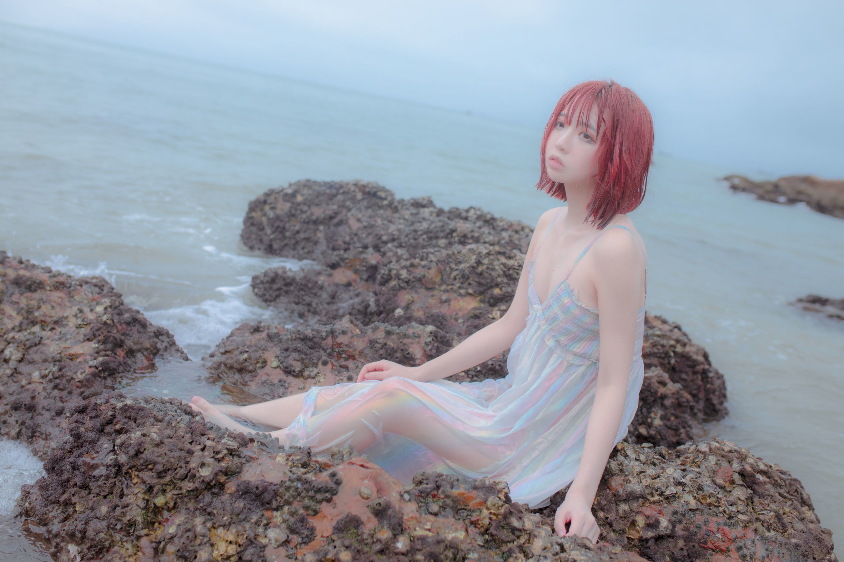 图片[9]-[网红COSER] 疯猫ss – 思绪之礁石人鱼-秀臀网-高品质图集网