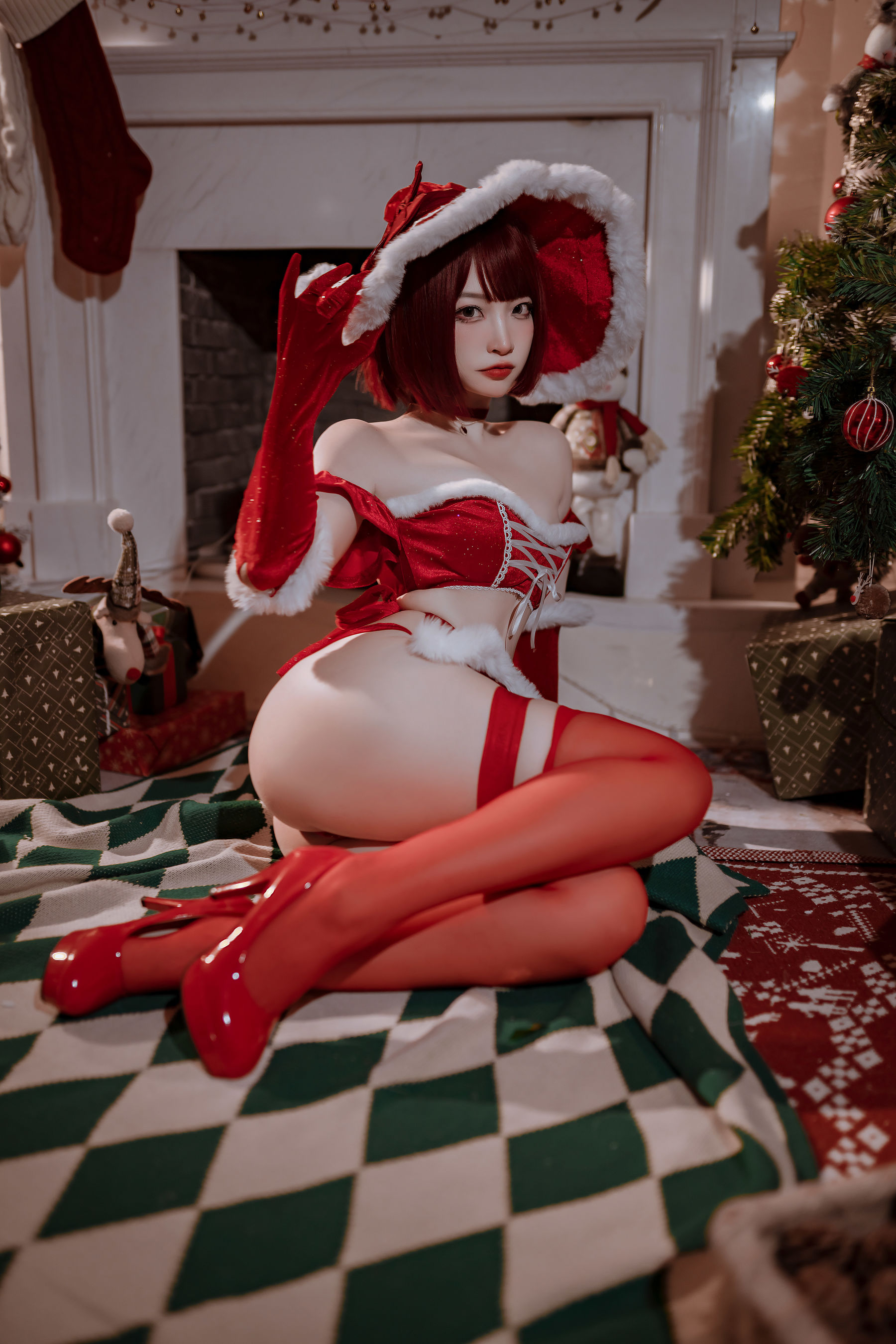 图片[7]-人气Coser二佐Nisa – 圣诞魔女-秀臀网-高品质图集网