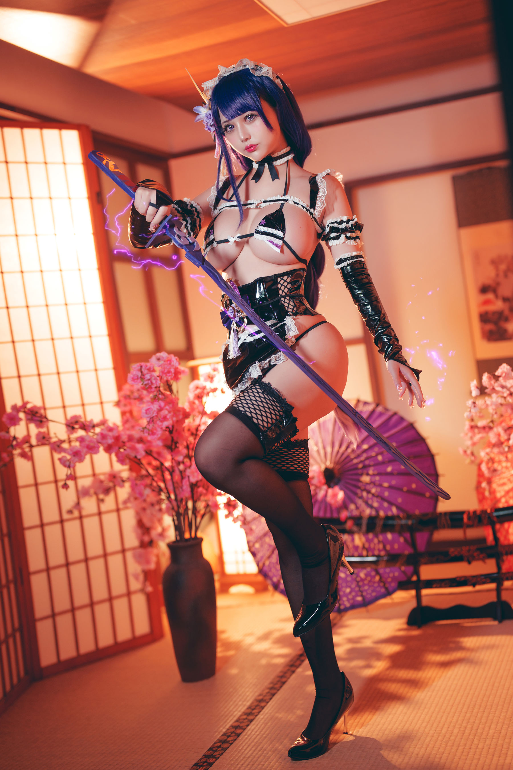 图片[2]-沖田凜花Rinka – 雷電將軍-蕾丝百合网-美图分享,Cosplay美图,私房写真,套图下载