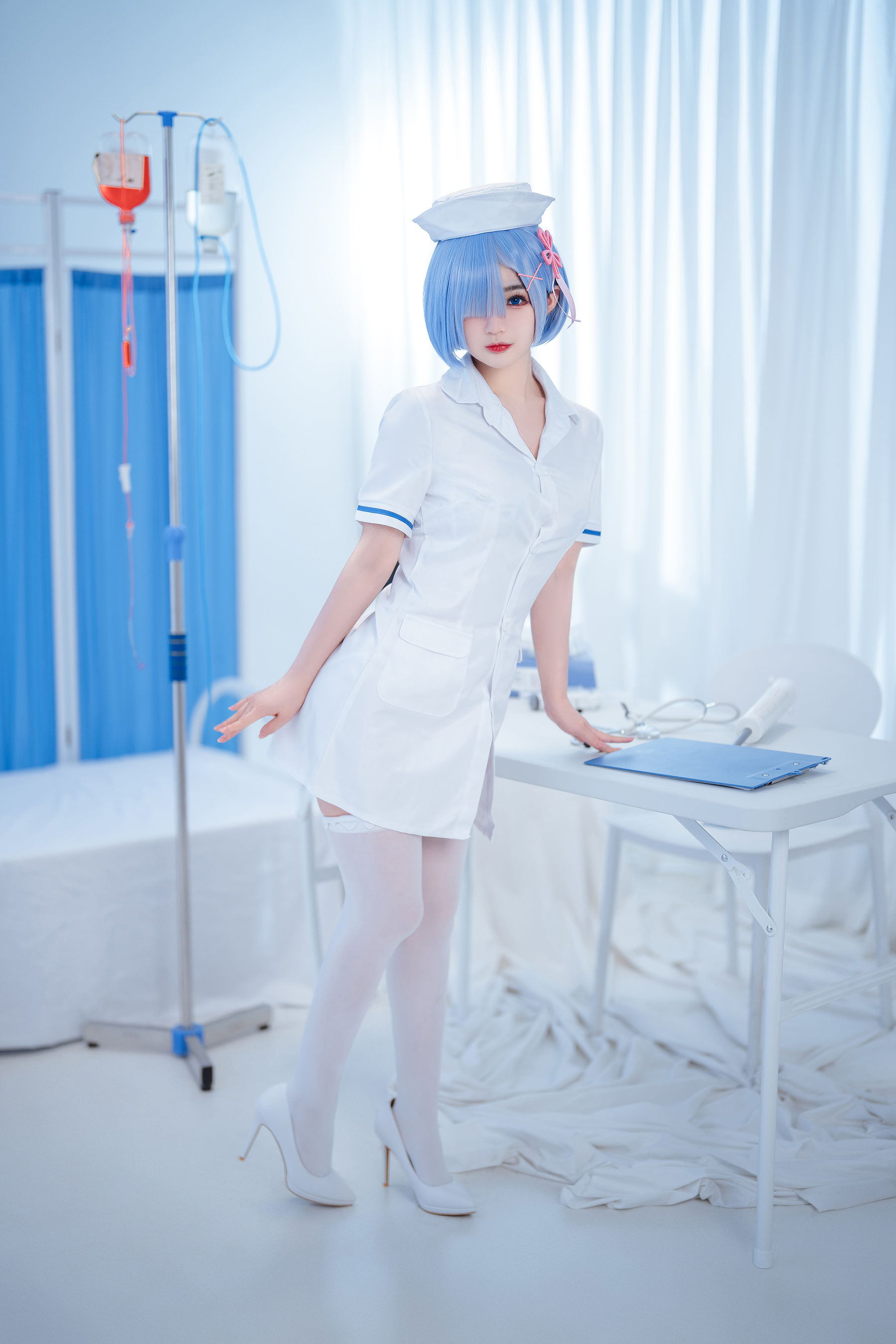图片[3]-[福利COS] 桜井宁宁 – 雷姆护士-蕾丝百合网-美图分享,Cosplay美图,私房写真,套图下载